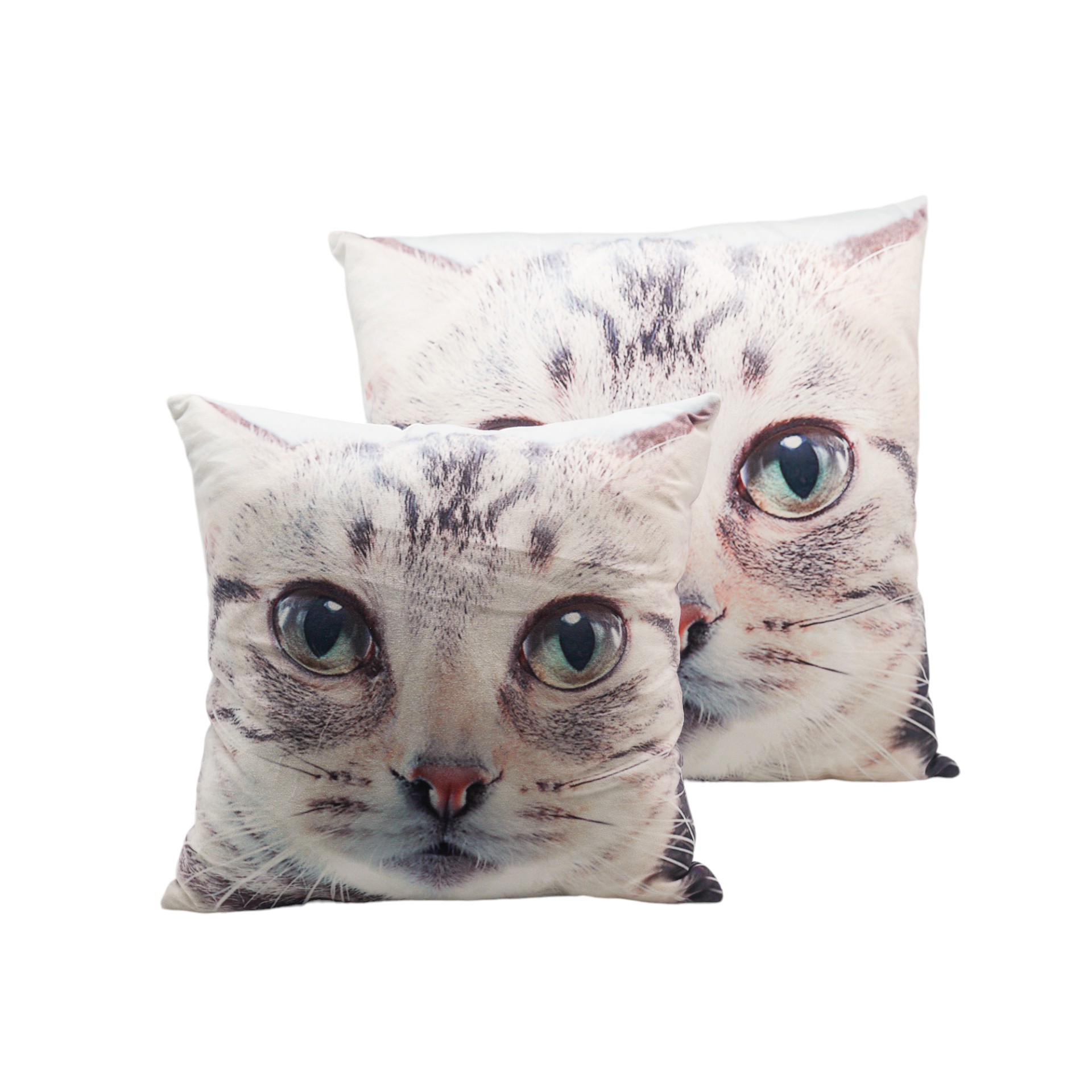 RP Polster Katzenkopf gross 45x45 cm Darstellung von RP Polster Katzenkopf gross 45x45 cm