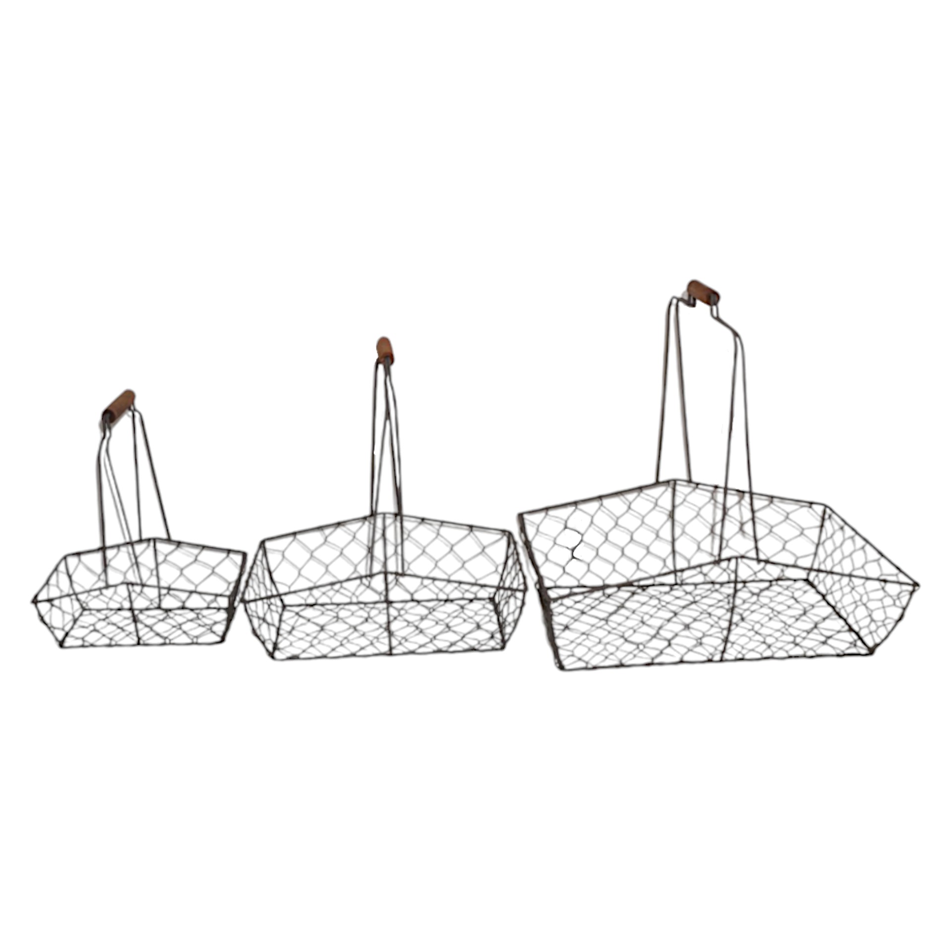 Darstellung von RP Körbeset rechteckig 3-tlg. mit Henke