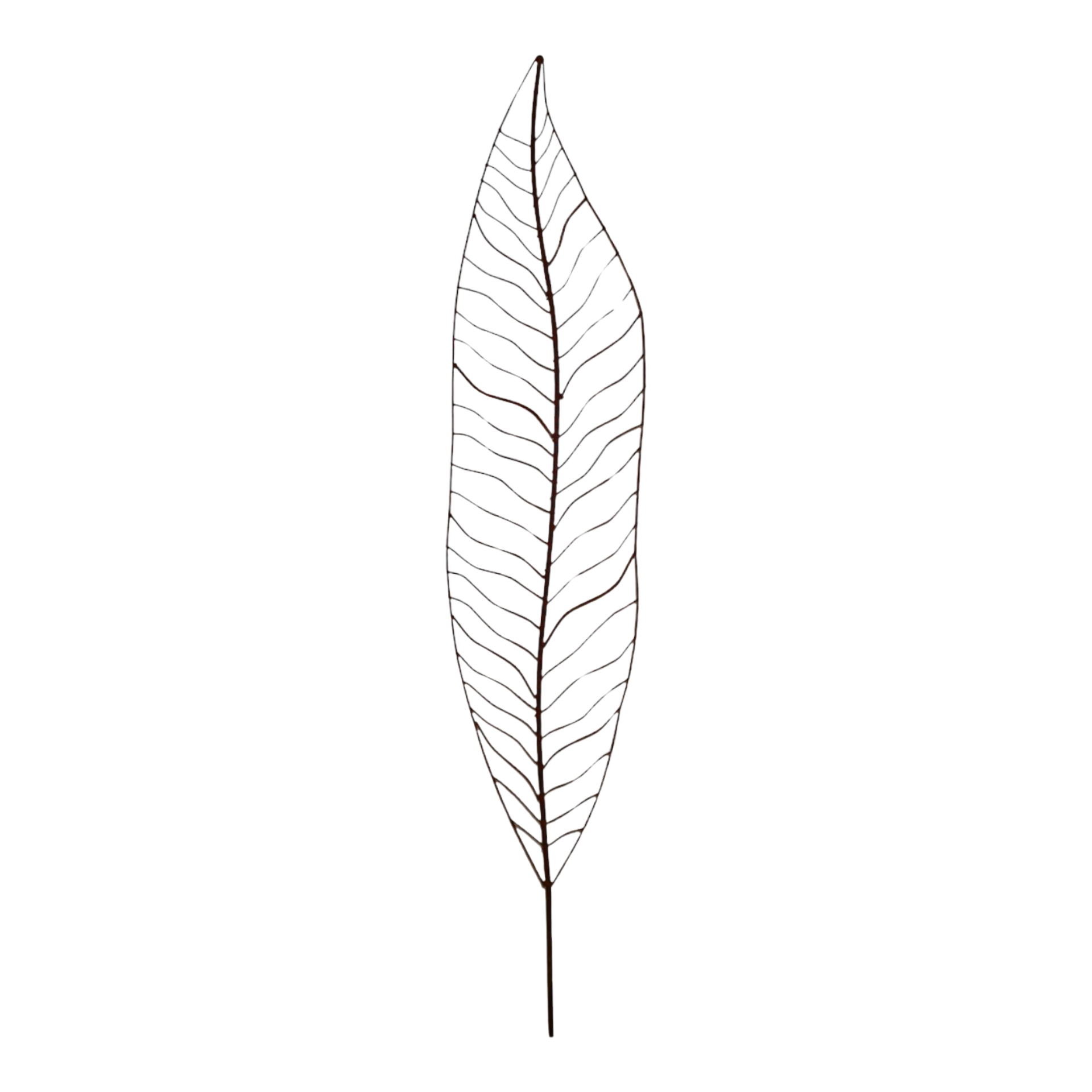 Darstellung von Blattstecker gross h= 150 cm, b= 30 cm