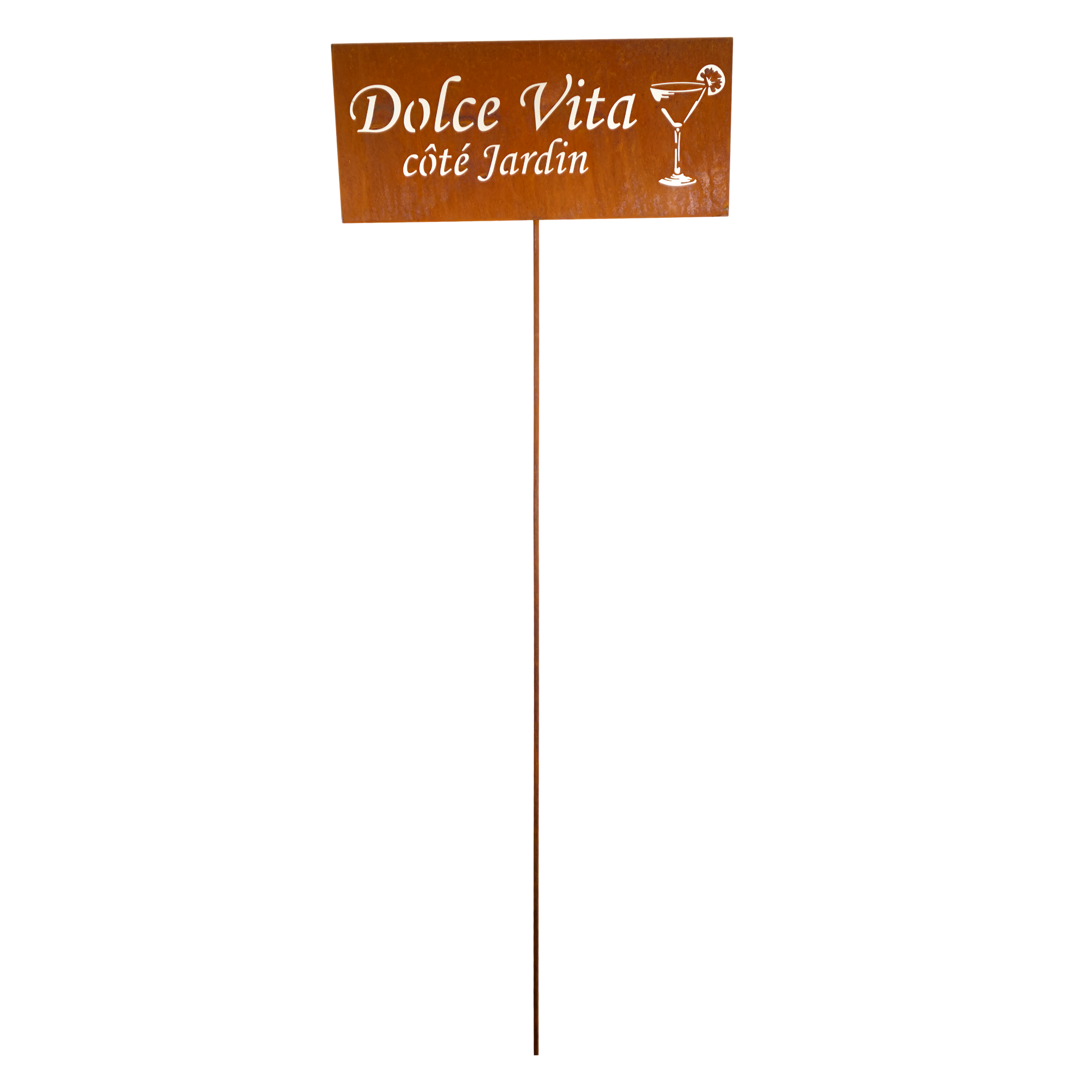 Darstellung von Tafel Dolce Vita cote Jardin auf Stab