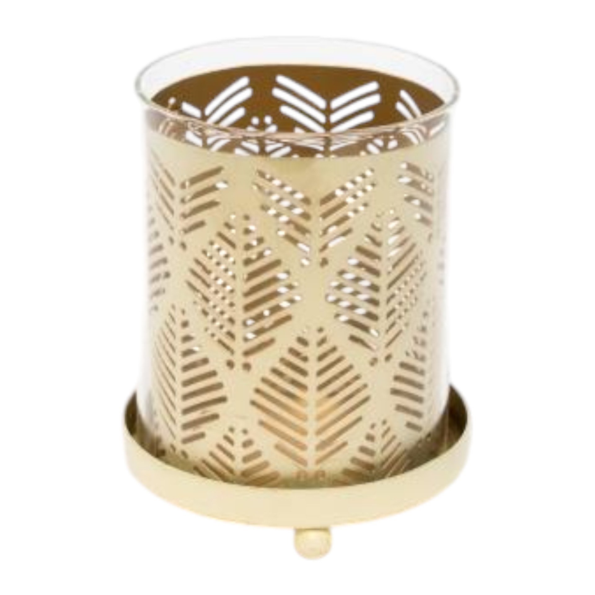 Windlicht m. Glas rund gelb/light Darstellung von Windlicht m. Glas rund gelb/light