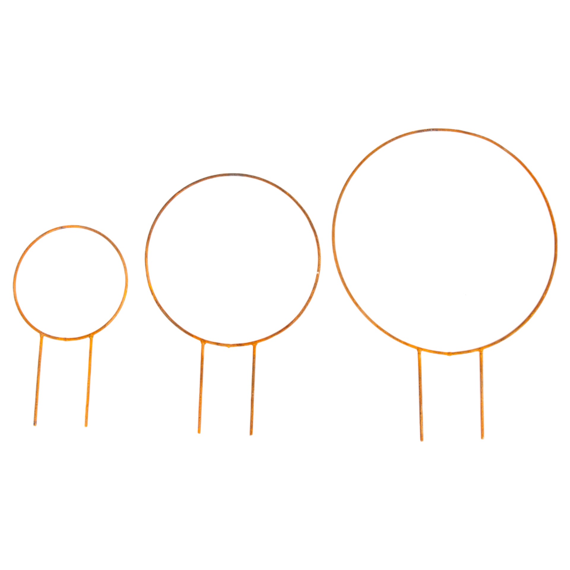 Darstellung von RP Drahtring klein mit 2 Stäbe , 20x35 cm