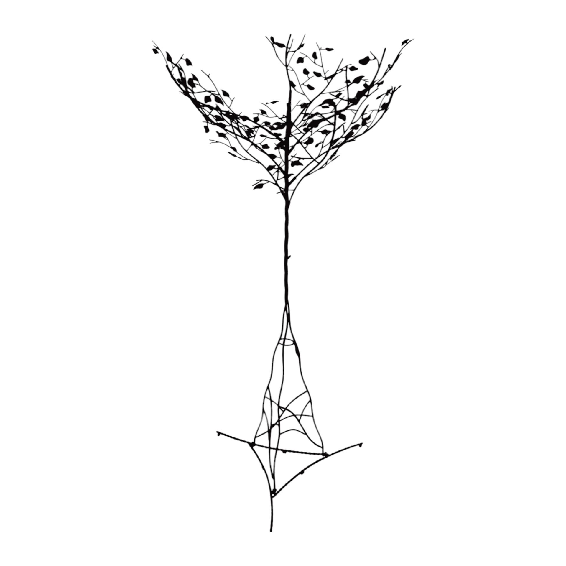 Darstellung von Dekorationsbaum riesig h= 210 cm