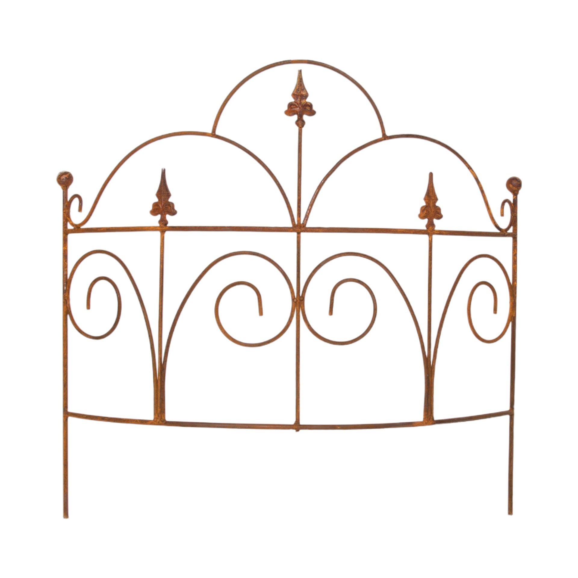 Zaunstecker 3 Lilien gebogen Darstellung von Zaunstecker 3 Lilien gebogen