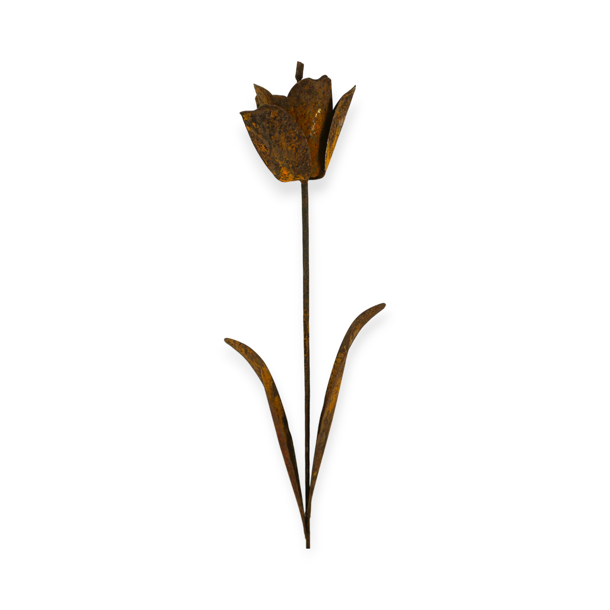 Darstellung von Tulpe z. Stecken rost, h= 144 cm, b= 17 cm