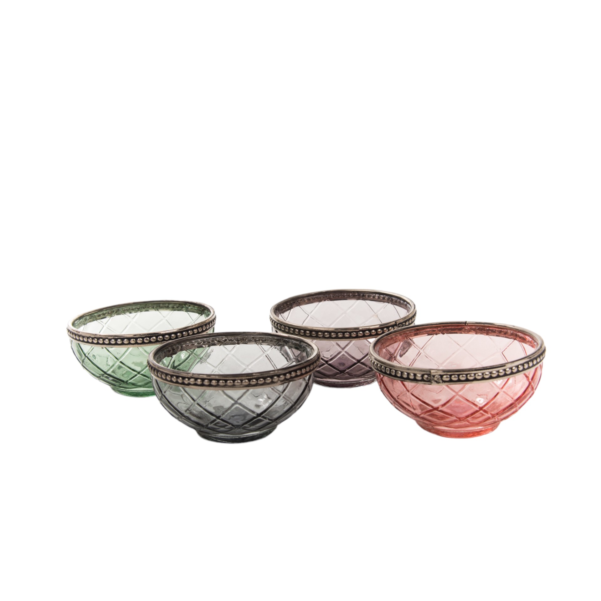 Darstellung von RP Glasschalen klein mit Metallrand