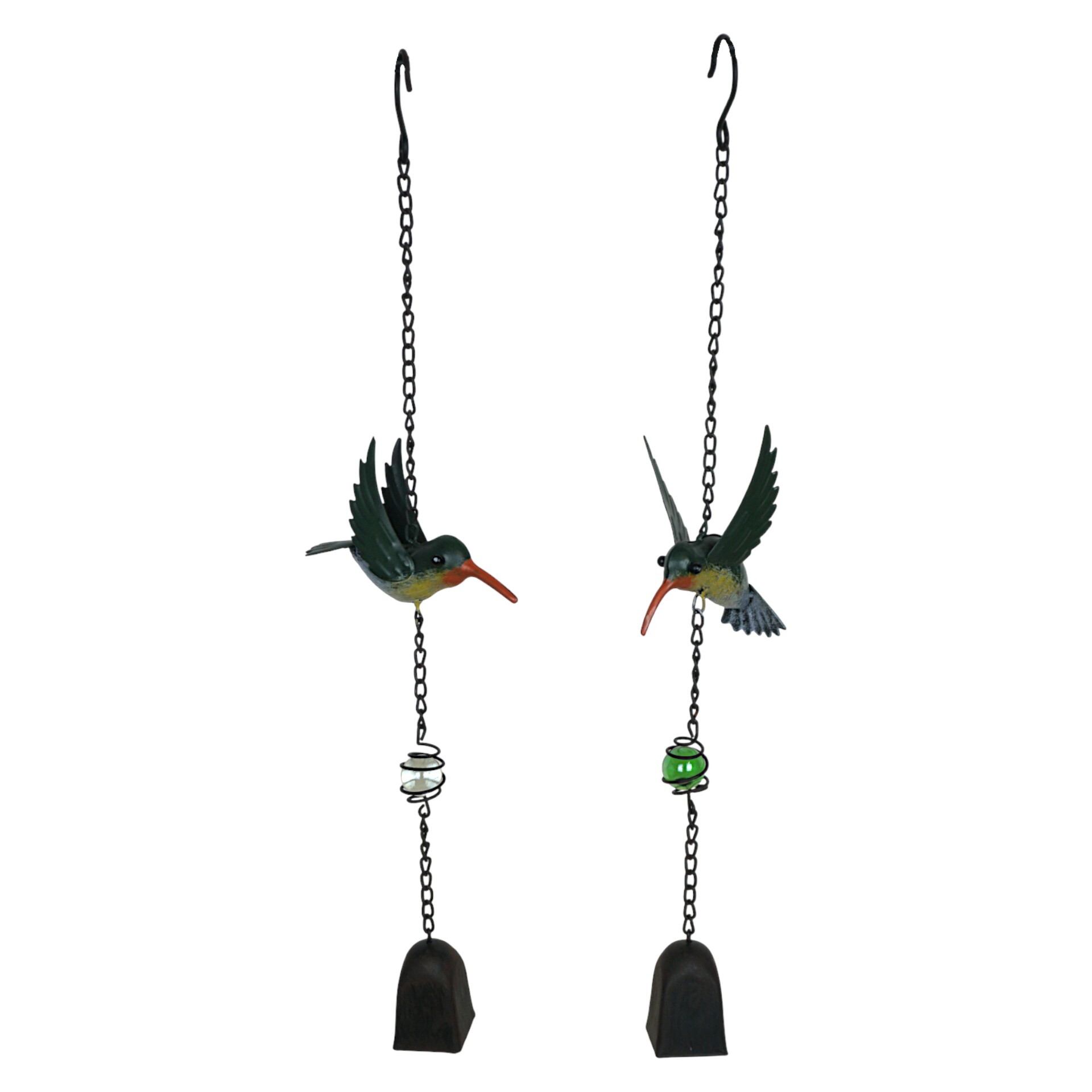 Darstellung von Windspiel sort.Vogel m. Glocke Kolibri