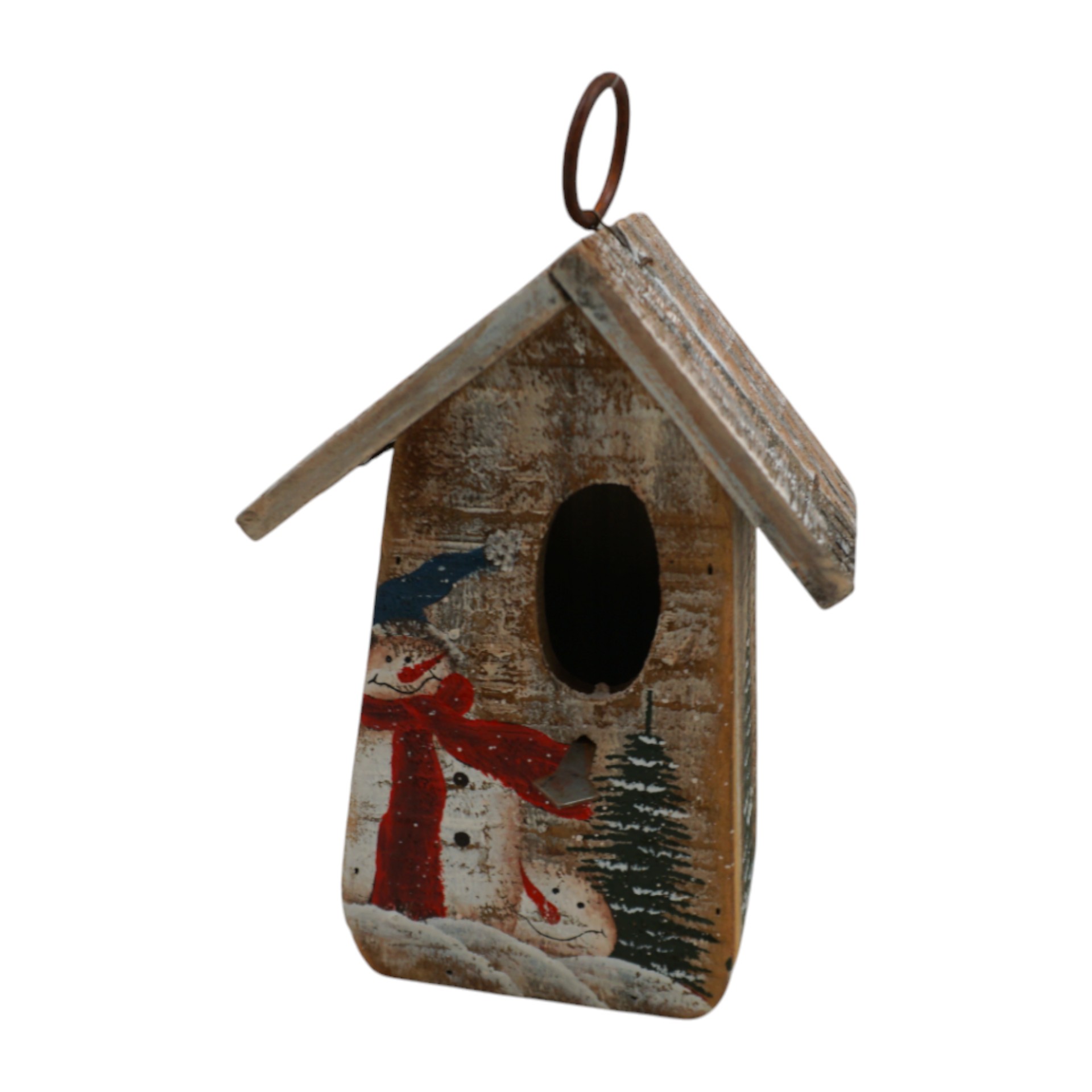 RP Vogelhaus Holz mit Bemalung Darstellung von RP Vogelhaus Holz mit Bemalung