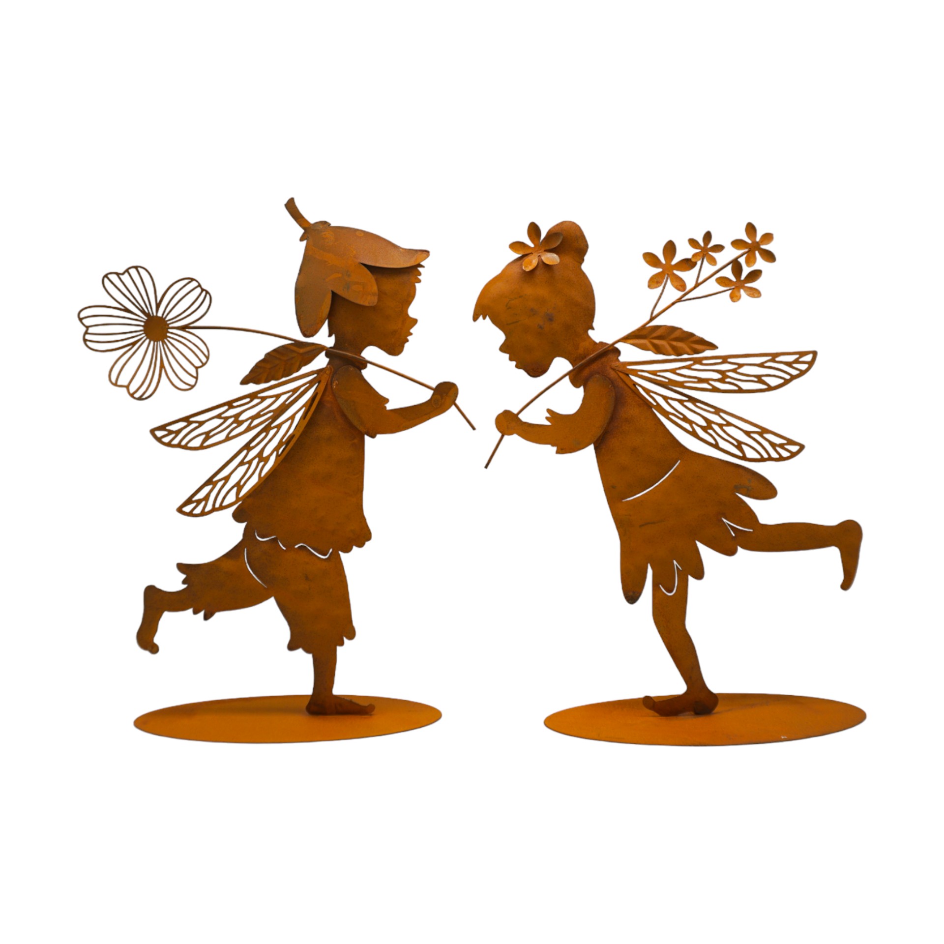 Elfe a. Platte m. Blume sortiert gross Darstellung von Elfe a. Platte m. Blume sortiert gross