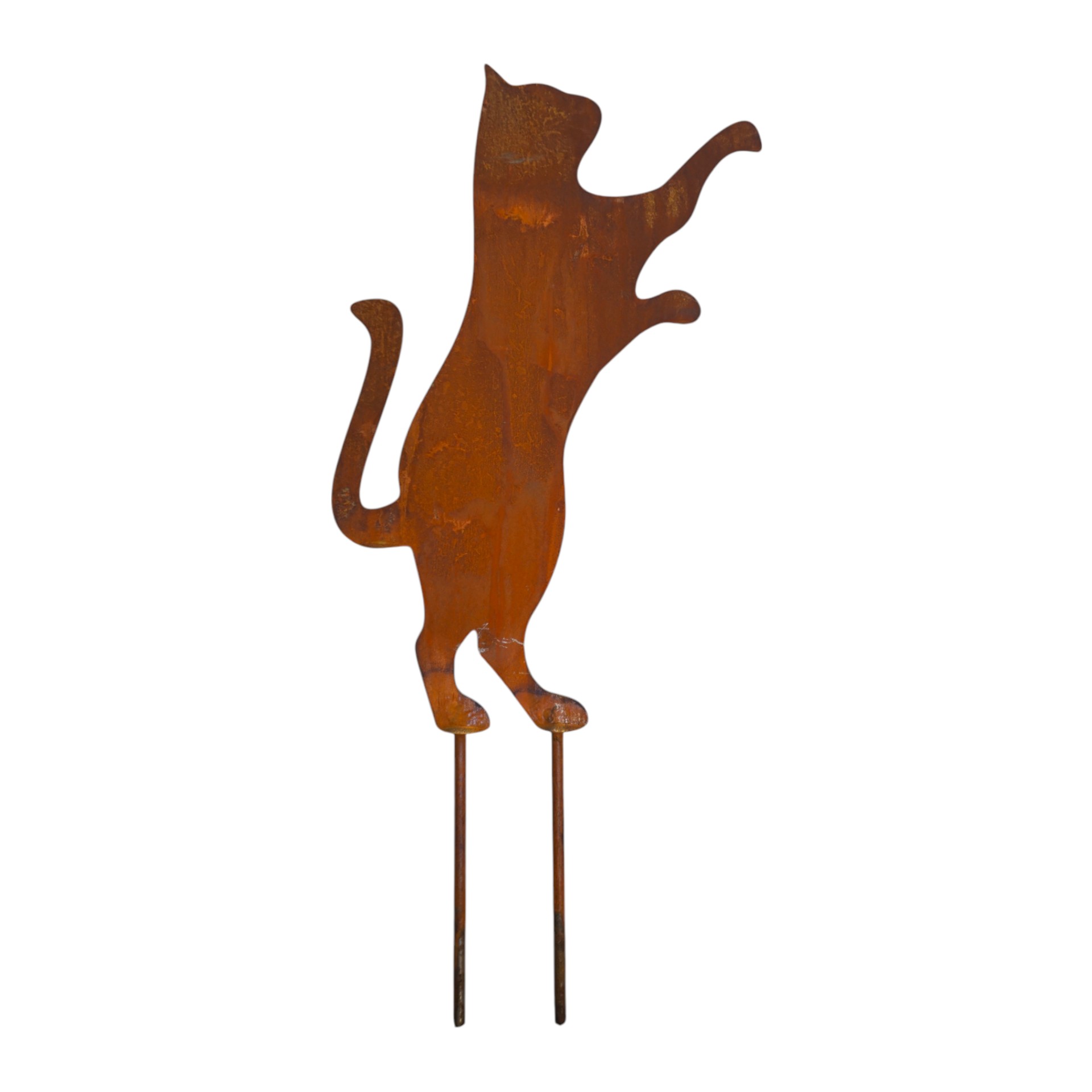 Darstellung von Krallende Katze klein auf Stab