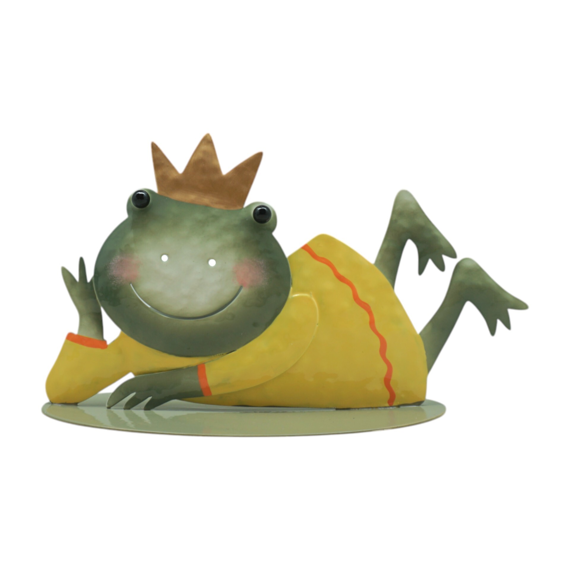 Darstellung von Froschkönig liegend m. Platte gross