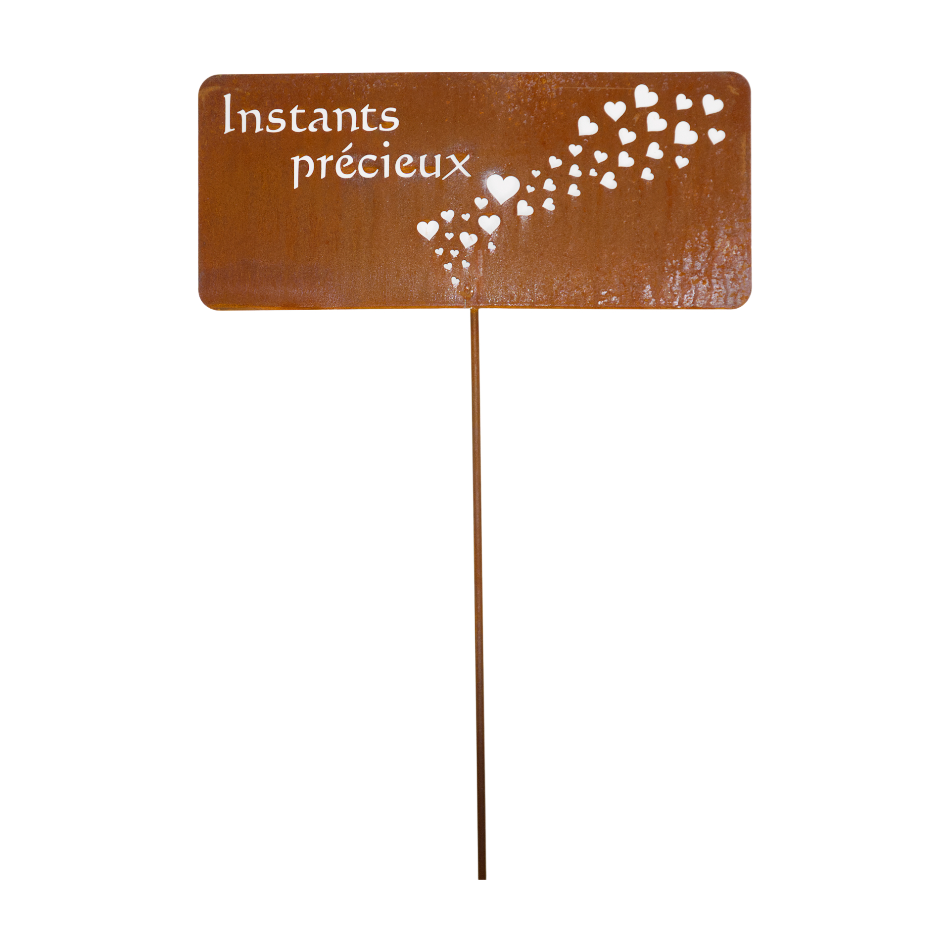 Darstellung von Tafel auf Stab Herzen Instants precieux