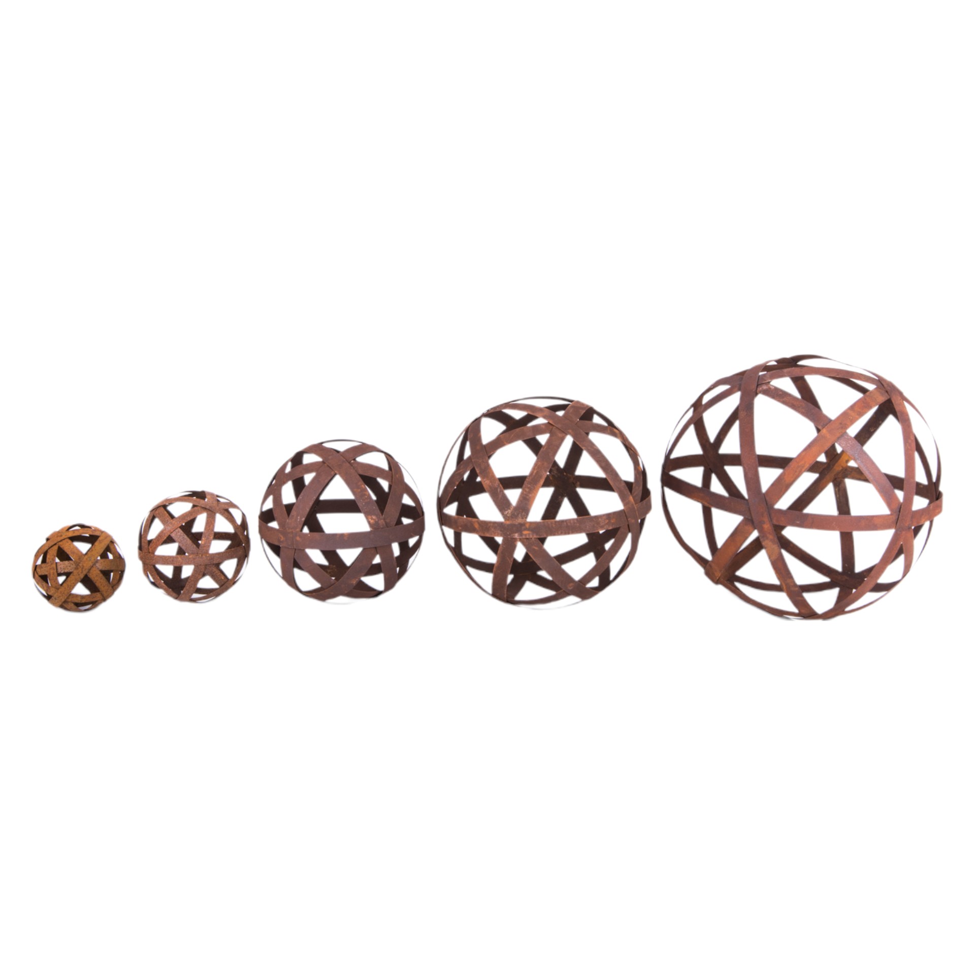 Darstellung von Kugel mini rost, d= 15 cm