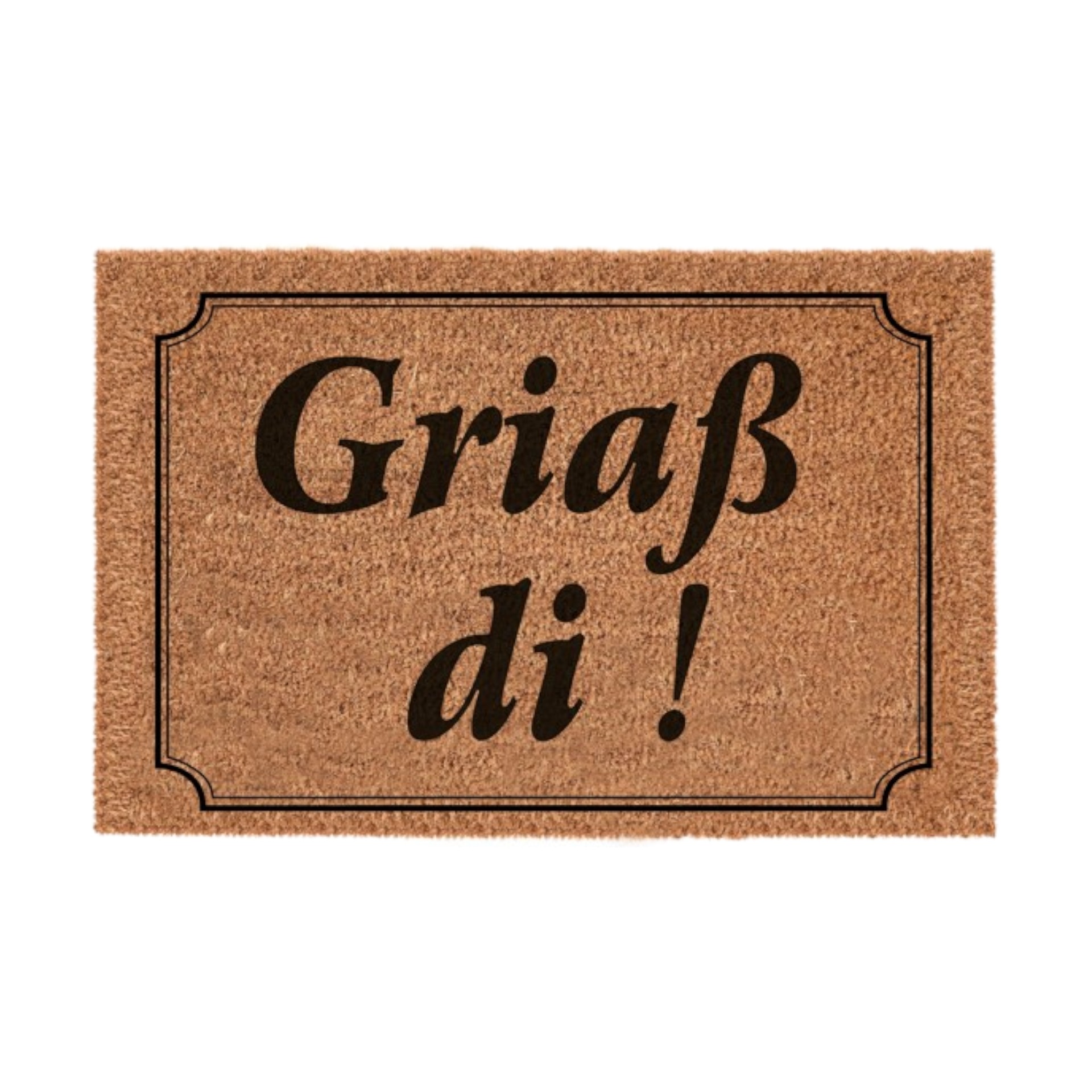 Fußmatte Griaß di! Darstellung von Fußmatte Griaß di!