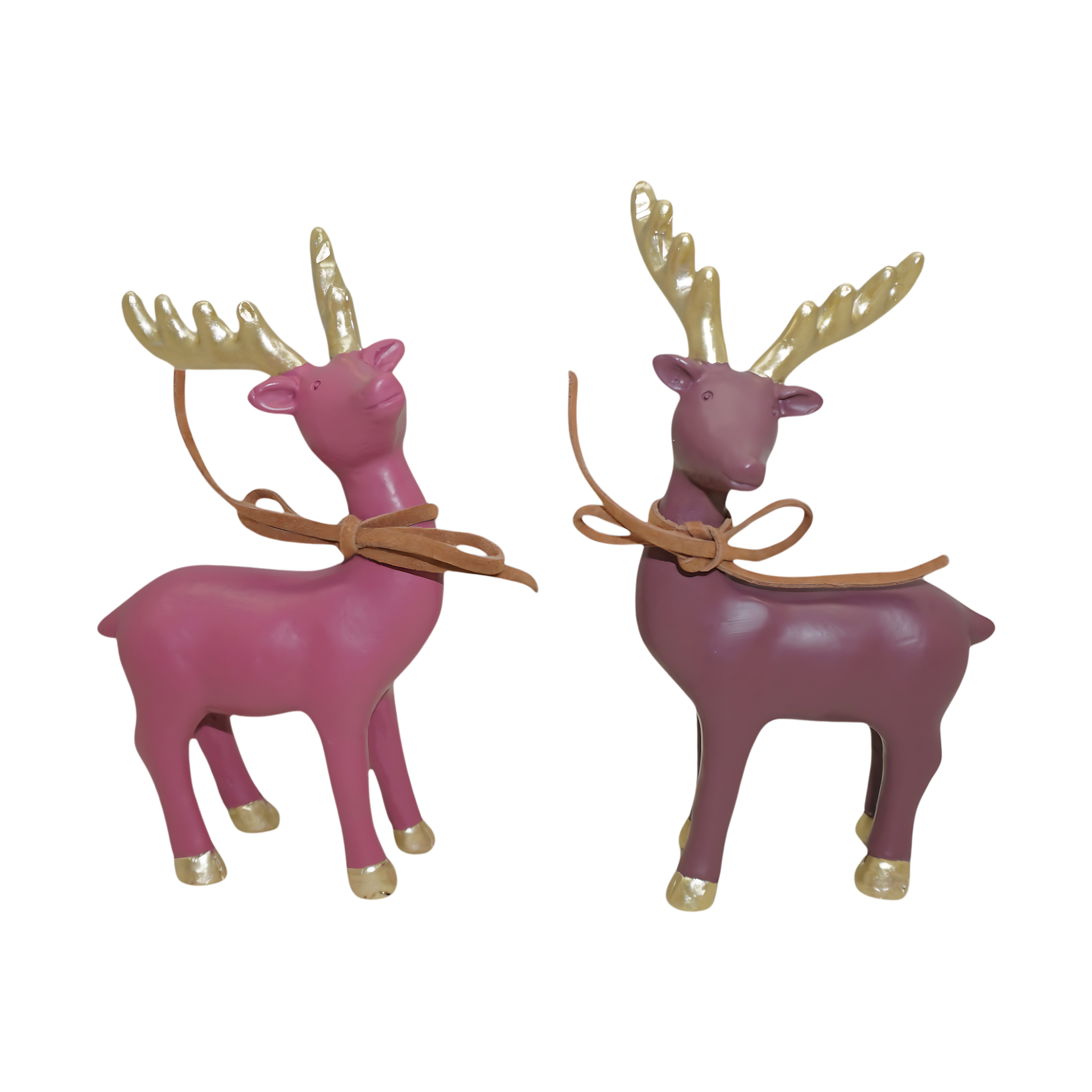 Darstellung von Rentier Poly klein pink/ purple sortiert