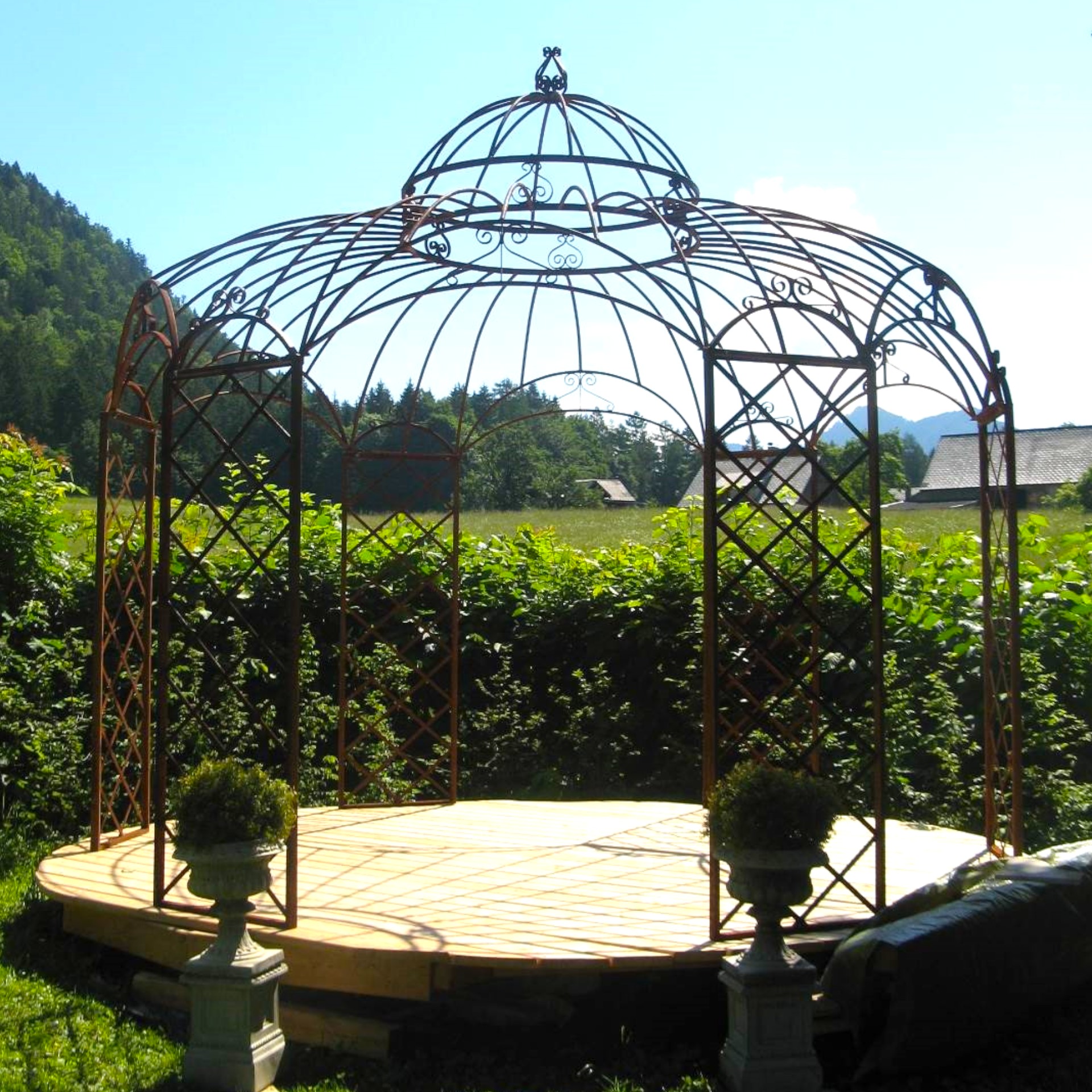 Pavillon klein unlackiert, d= 340 cm Darstellung von Pavillon klein unlackiert, d= 340 cm