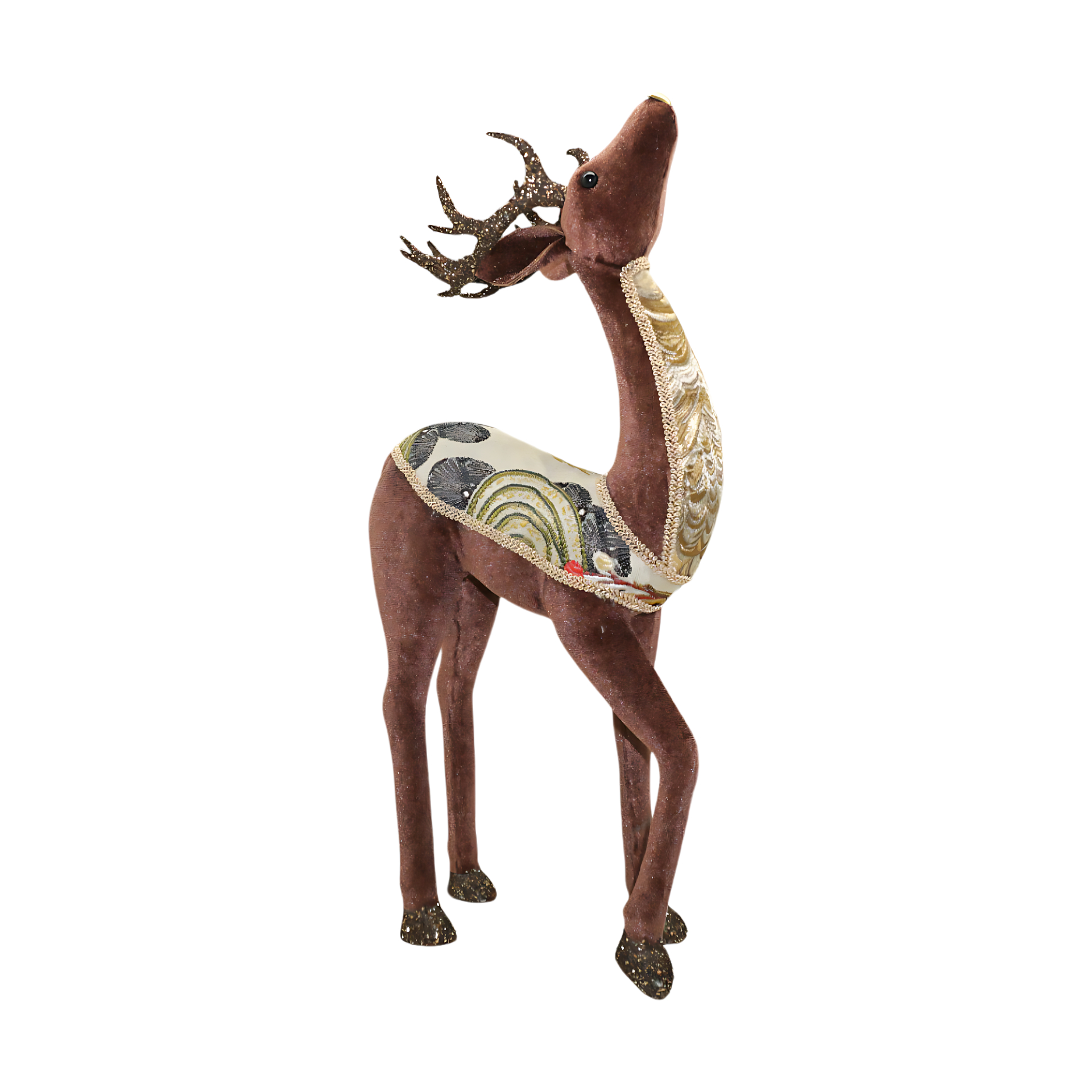 Darstellung von RP bekleideter Hirsch röhrend