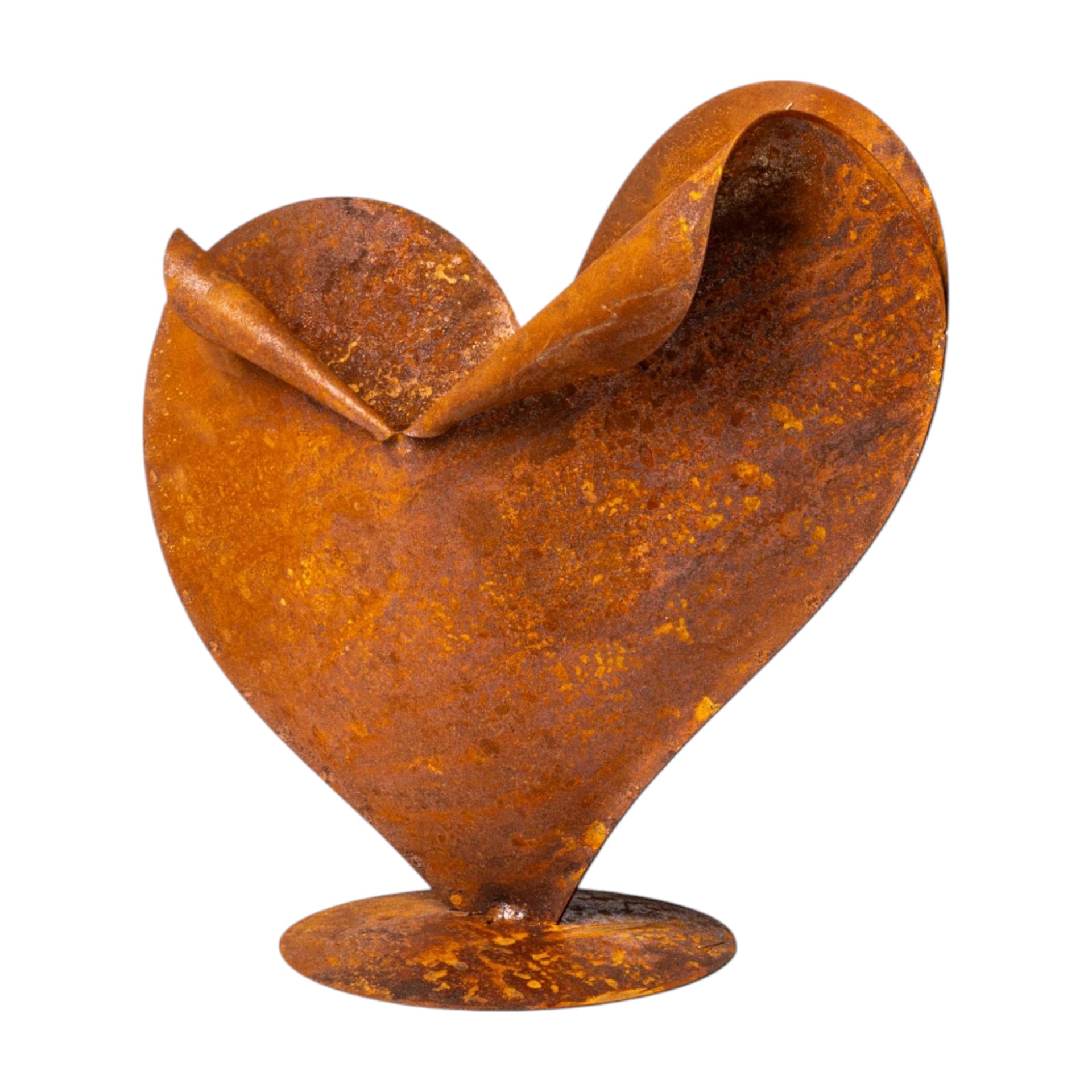 Pflanztopf Herz gr. gebogenem Rand Darstellung von Pflanztopf Herz gr. gebogenem Rand