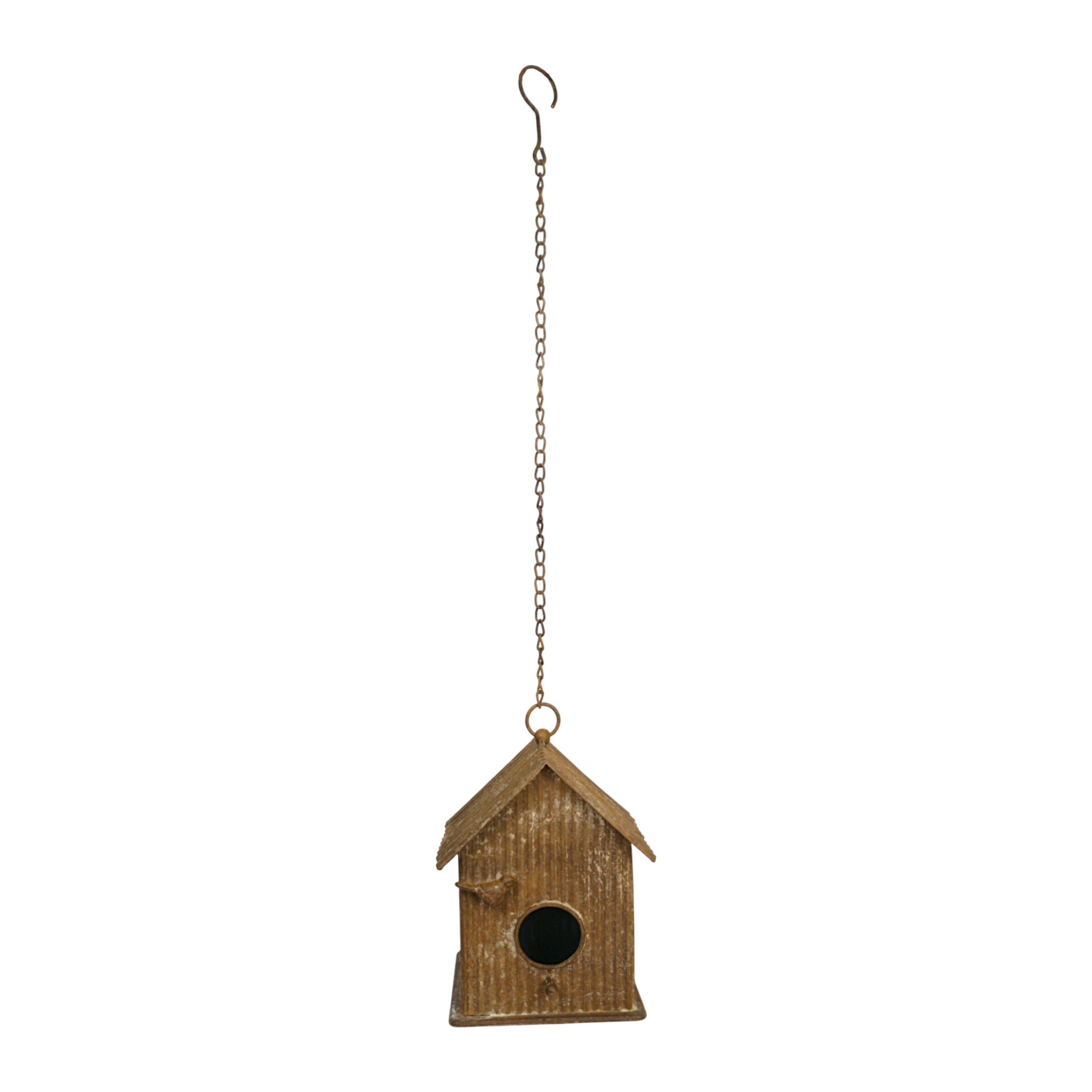 Darstellung von Vogelhaus eckig senf
