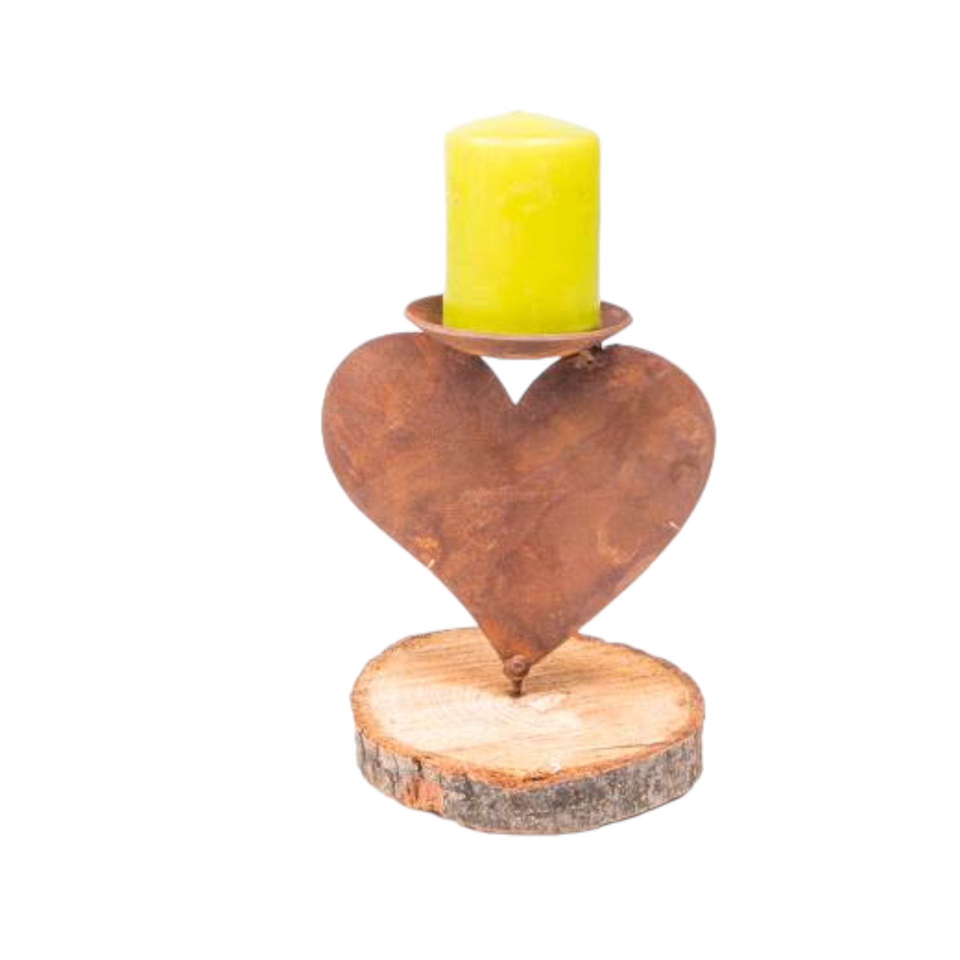 Darstellung von RP Herz gross m. Teller/Dorn, 16x14 cm