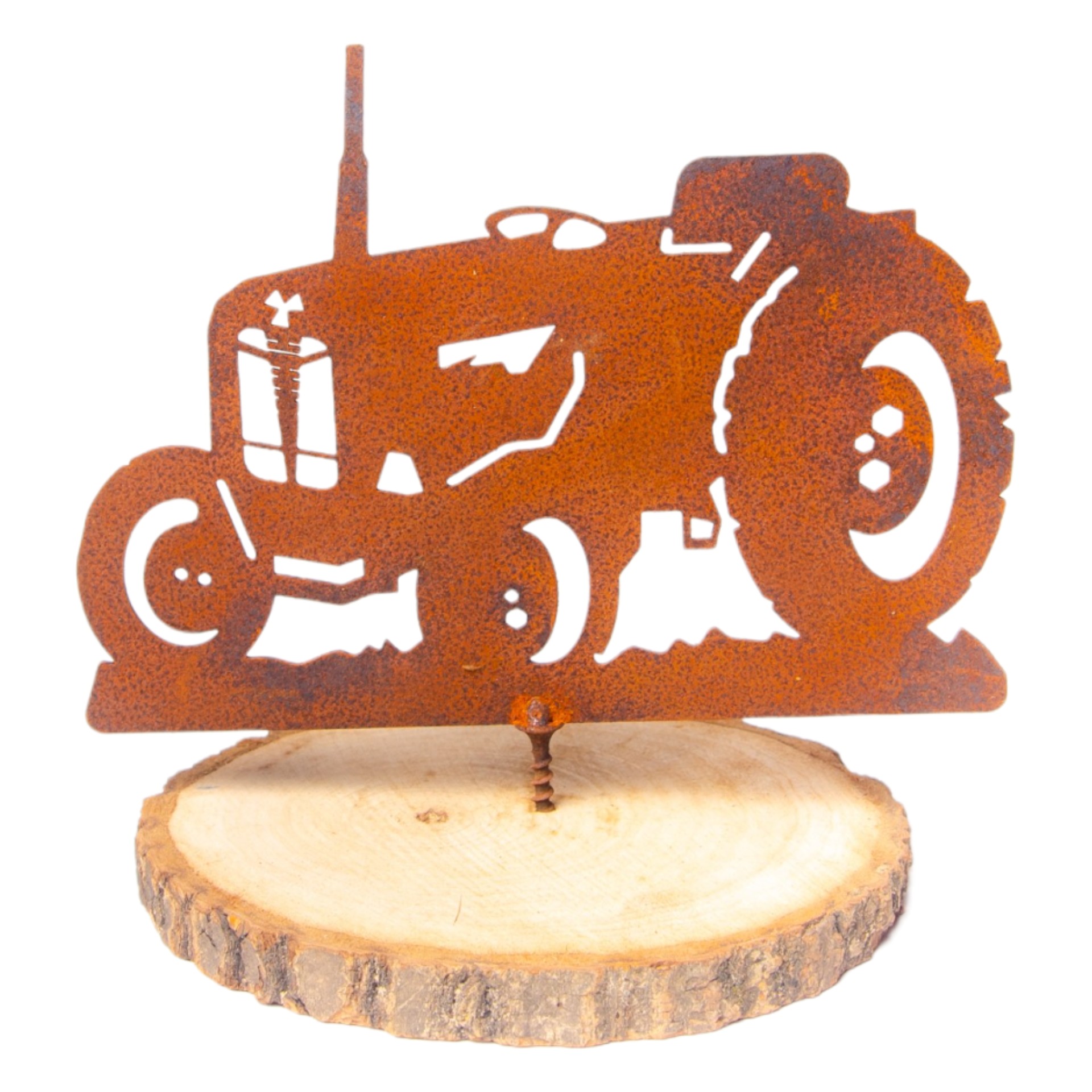 Traktor mit Schraube unten Darstellung von Traktor mit Schraube unten