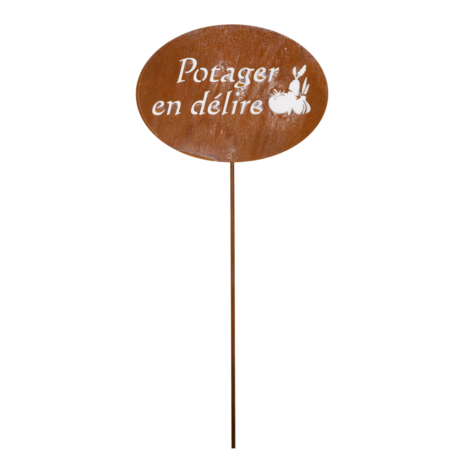 Darstellung von Tafel oval  auf Stab Potager en delire