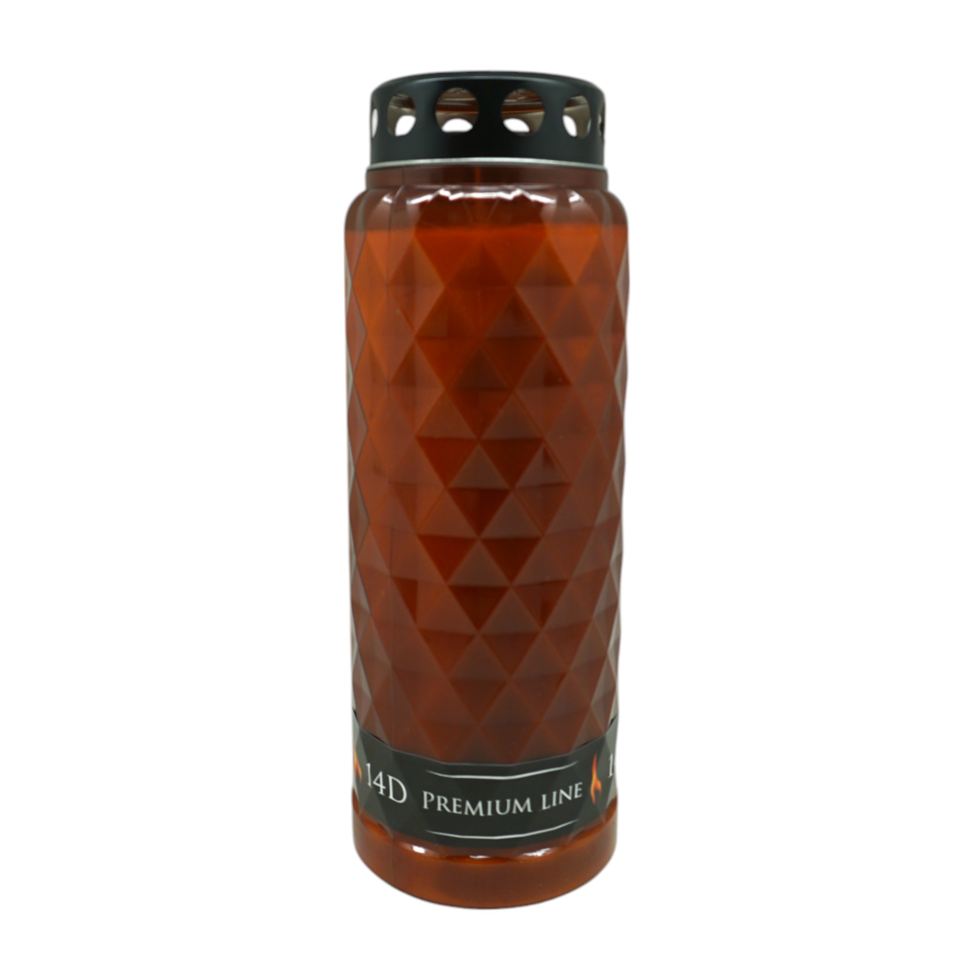 Grablicht Kristall BRAUN 14 Tage Darstellung von Grablicht Kristall BRAUN 14 Tage