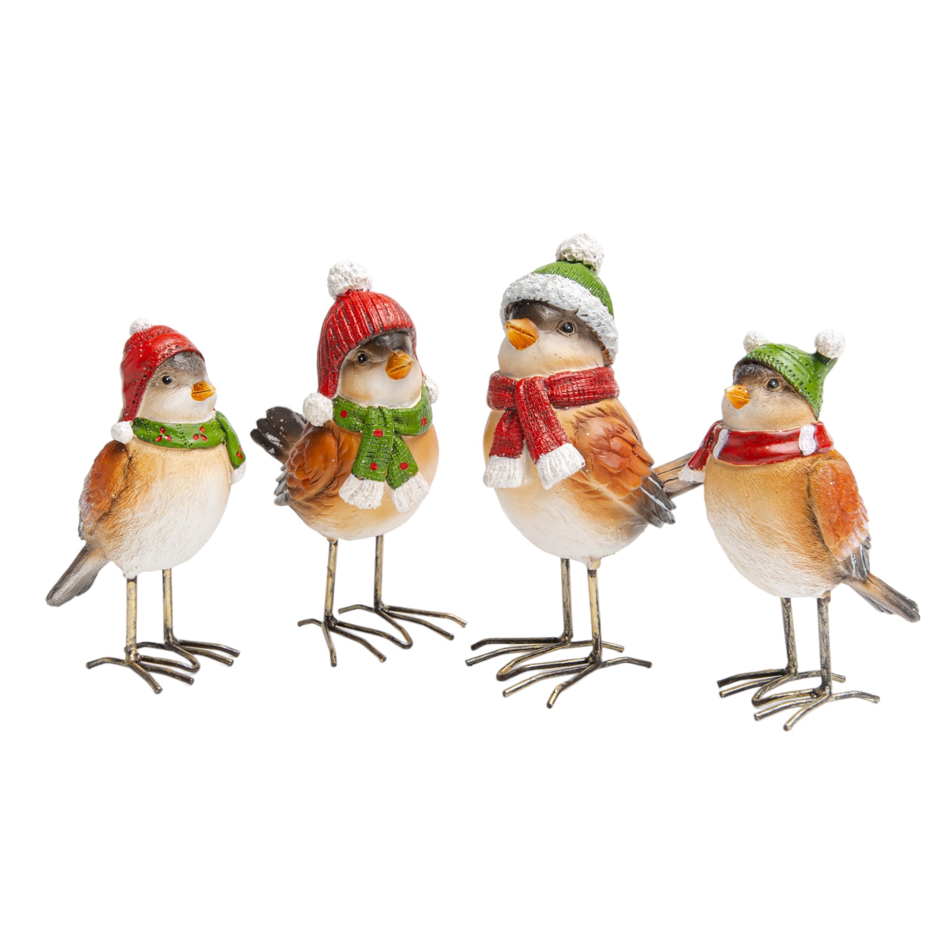 Darstellung von RP Vogel stehend mittel rot/ grün