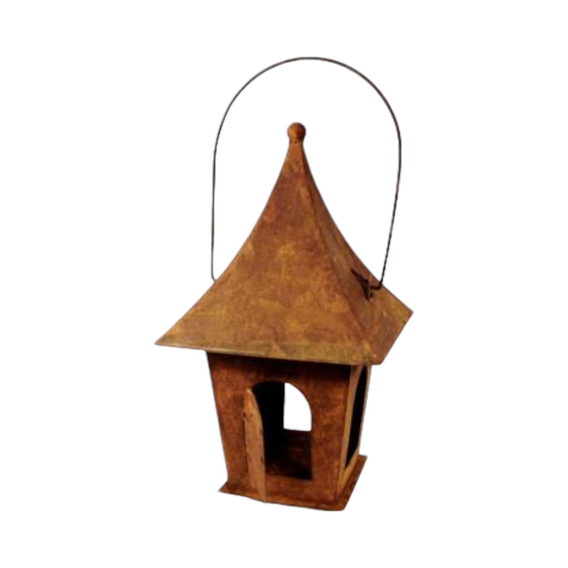 Vogelhaus spitzes Dach mit TÜR Darstellung von Vogelhaus spitzes Dach mit TÜR