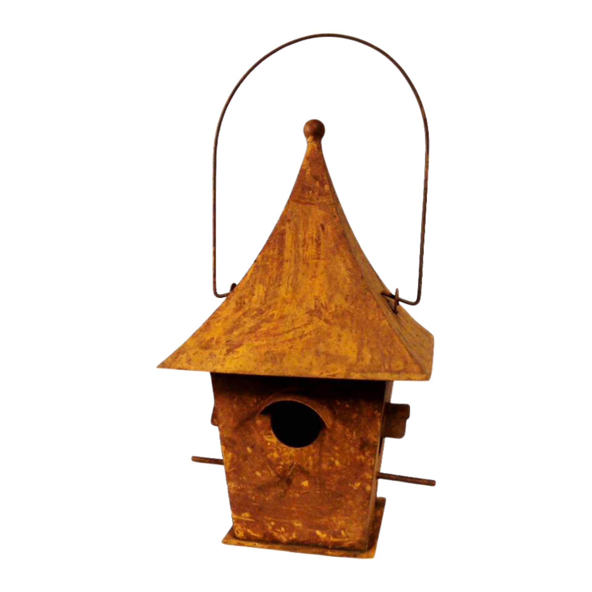 Darstellung von Vogelhaus spitzes Dach mit Öffnung