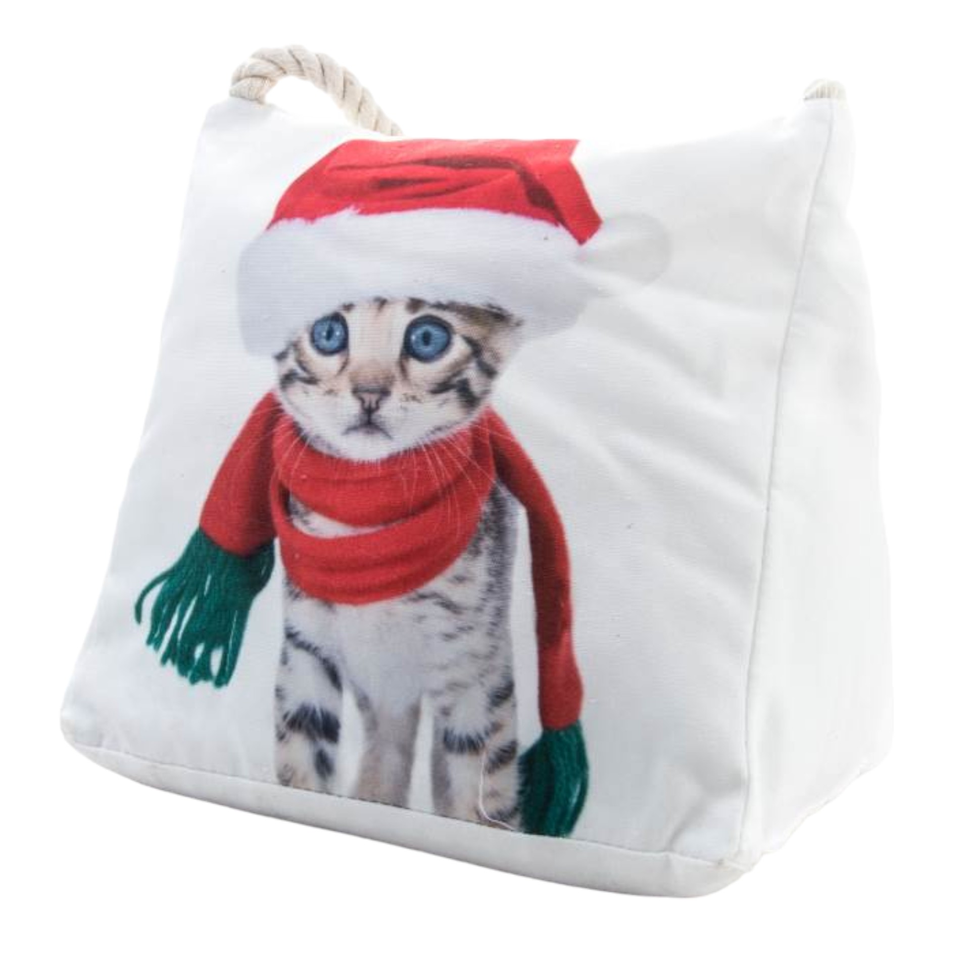 Türstopper Katze m. Haube h= 18 cm Darstellung von Türstopper Katze m. Haube h= 18 cm