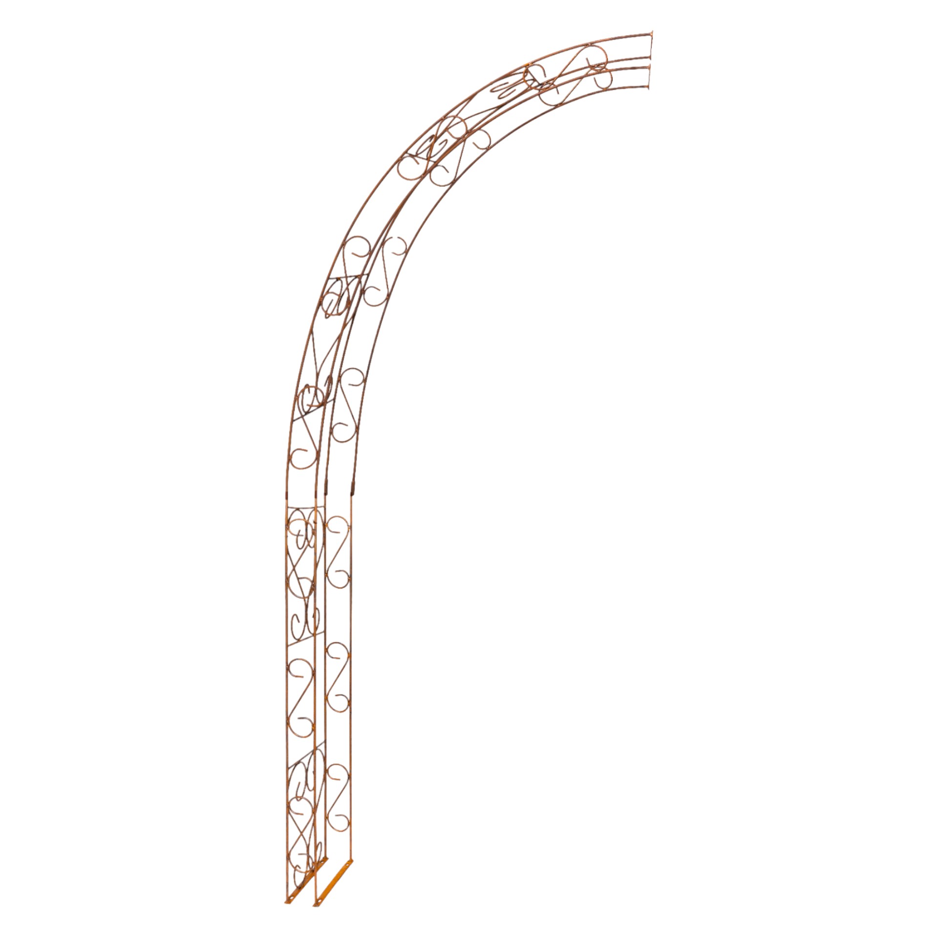 Rosenbogen doppelt mittel für Wandmontage Darstellung von Rosenbogen doppelt mittel für Wandmontage