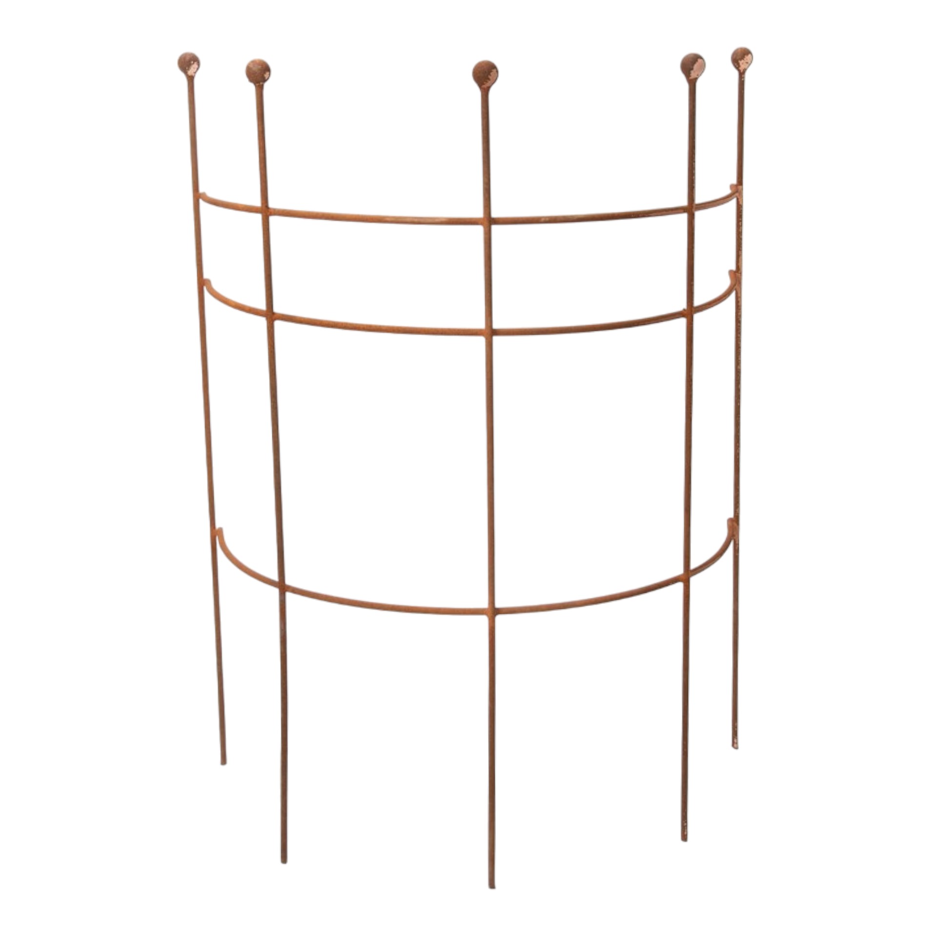 Rankgerüst halbrund gross rost Darstellung von Rankgerüst halbrund gross rost