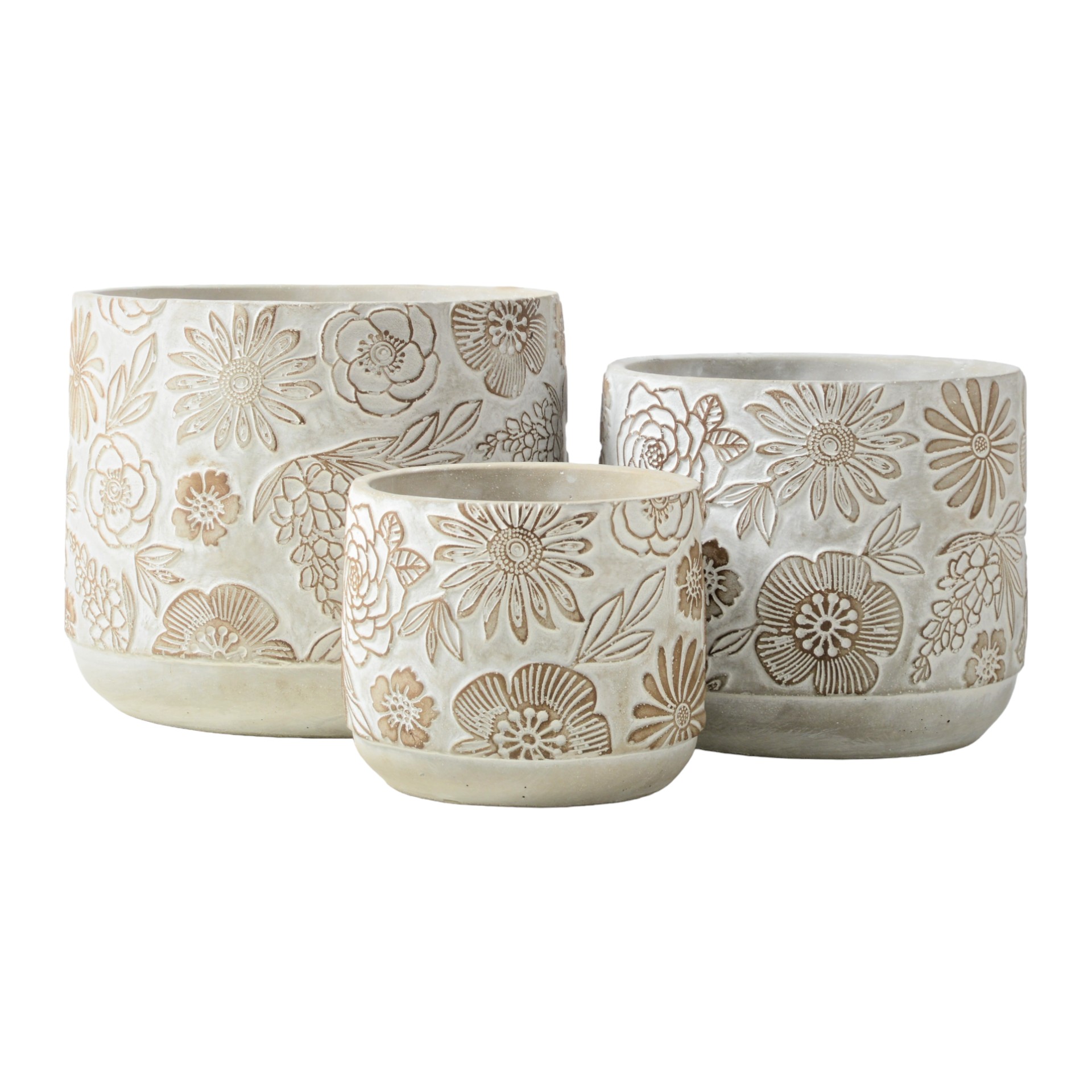 Topf Flowers m. Rand gross Darstellung von Topf Flowers m. Rand gross