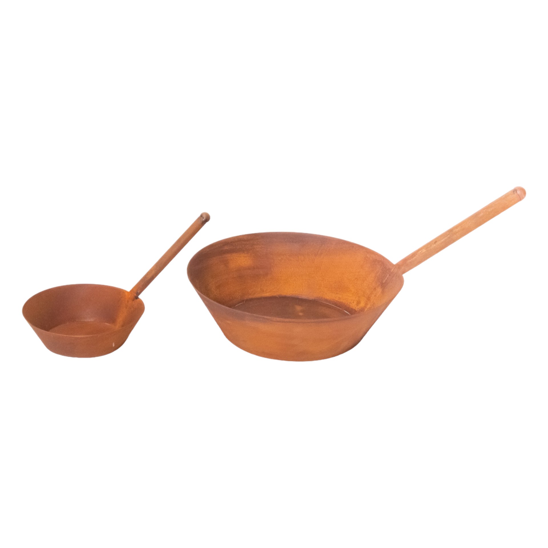Pflanzschale gross Pfanne konisch mit Henkel Darstellung von Pflanzschale gross Pfanne konisch mit Henkel