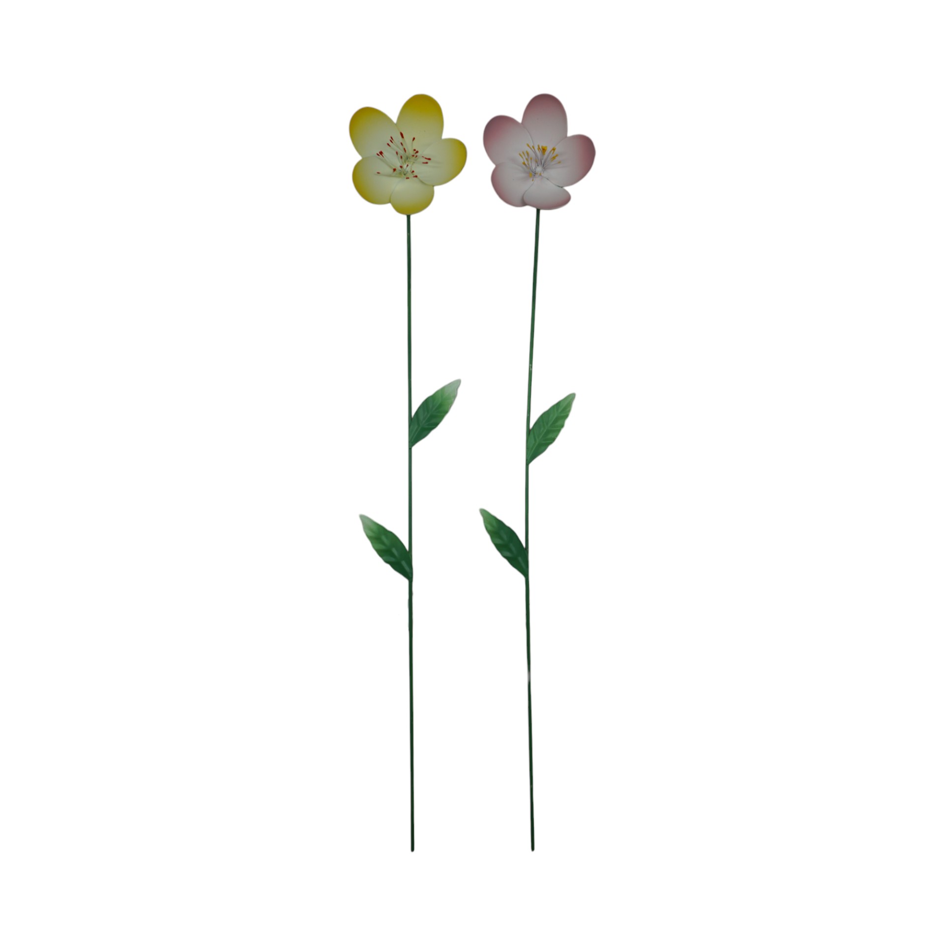 Darstellung von Blume zum Stecken gelb, rosa sortiert