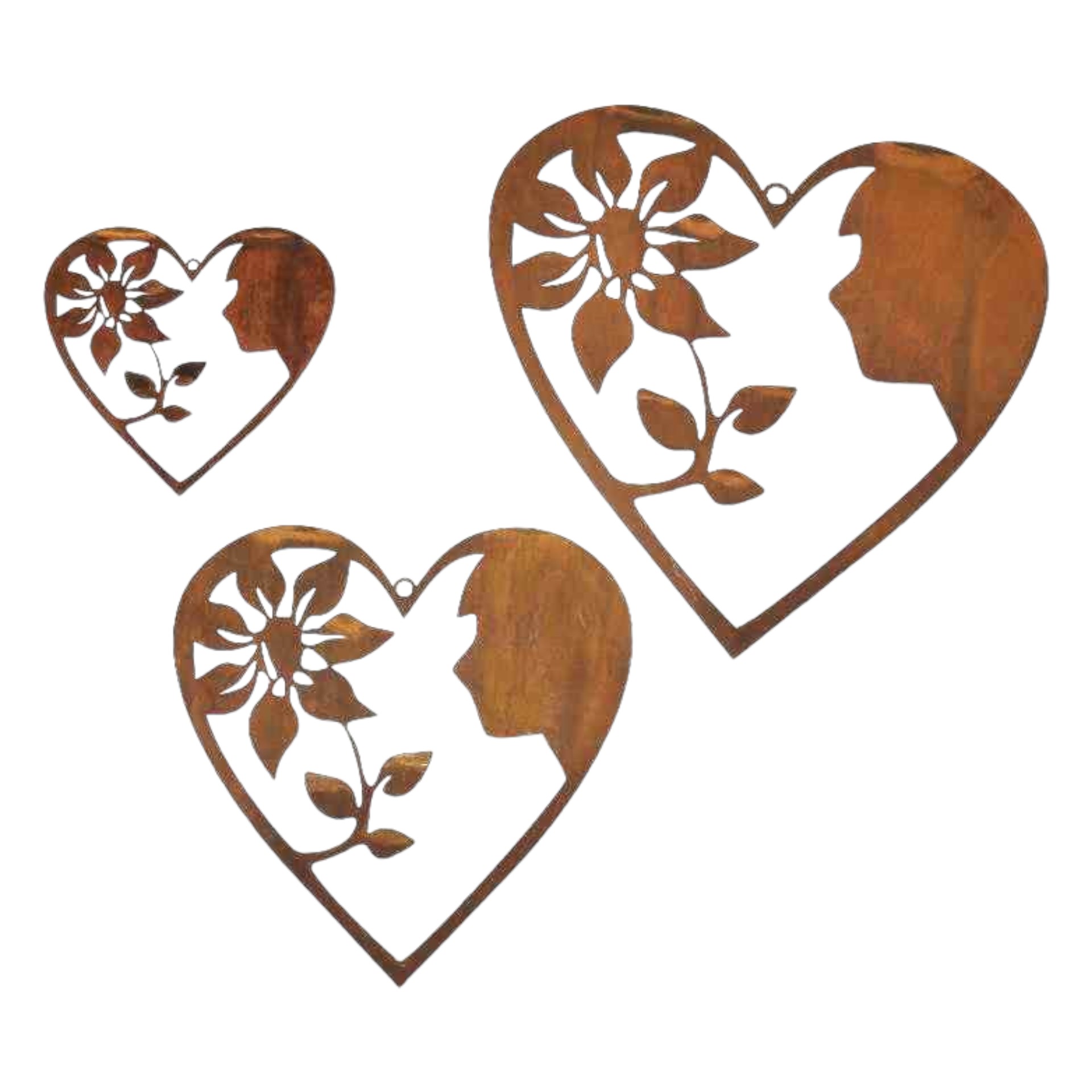 RP Herzhänger mi. Blume, 23x22,5 cm Darstellung von RP Herzhänger mi. Blume, 23x22,5 cm