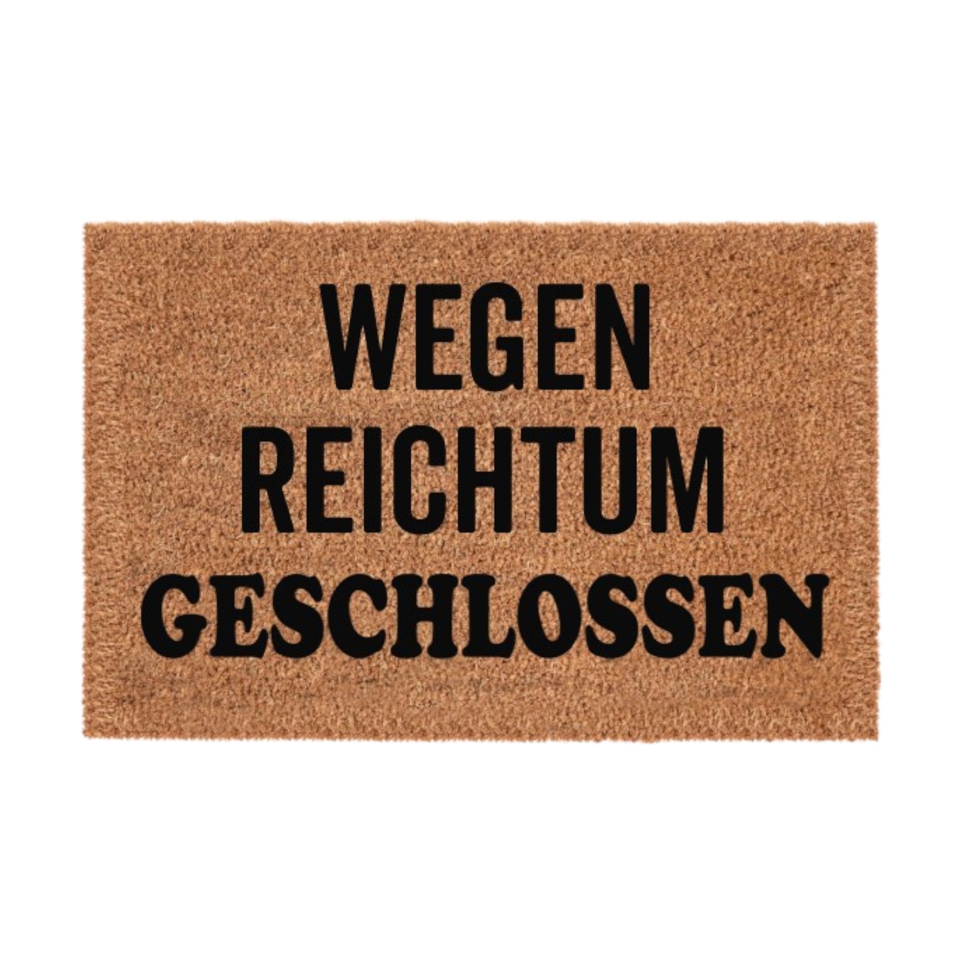 Darstellung von RP Fußmatte wegen Reichtum geschlossen