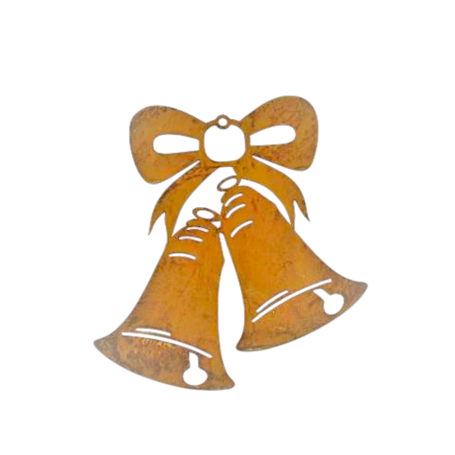 Glockenpaar mit Masche, 18x20 cm Darstellung von Glockenpaar mit Masche, 18x20 cm