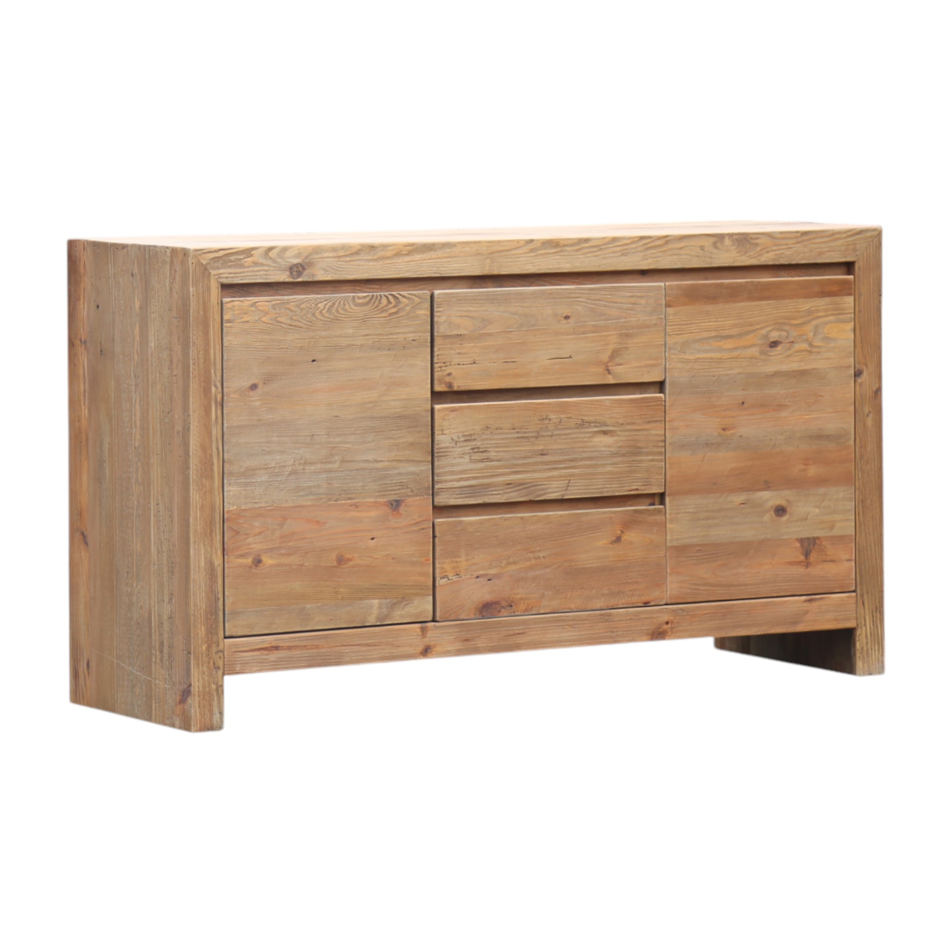 HOT Kommode mit 3 Schubladen, recycling Pinie Darstellung von HOT Kommode mit 3 Schubladen, recycling Pinie
