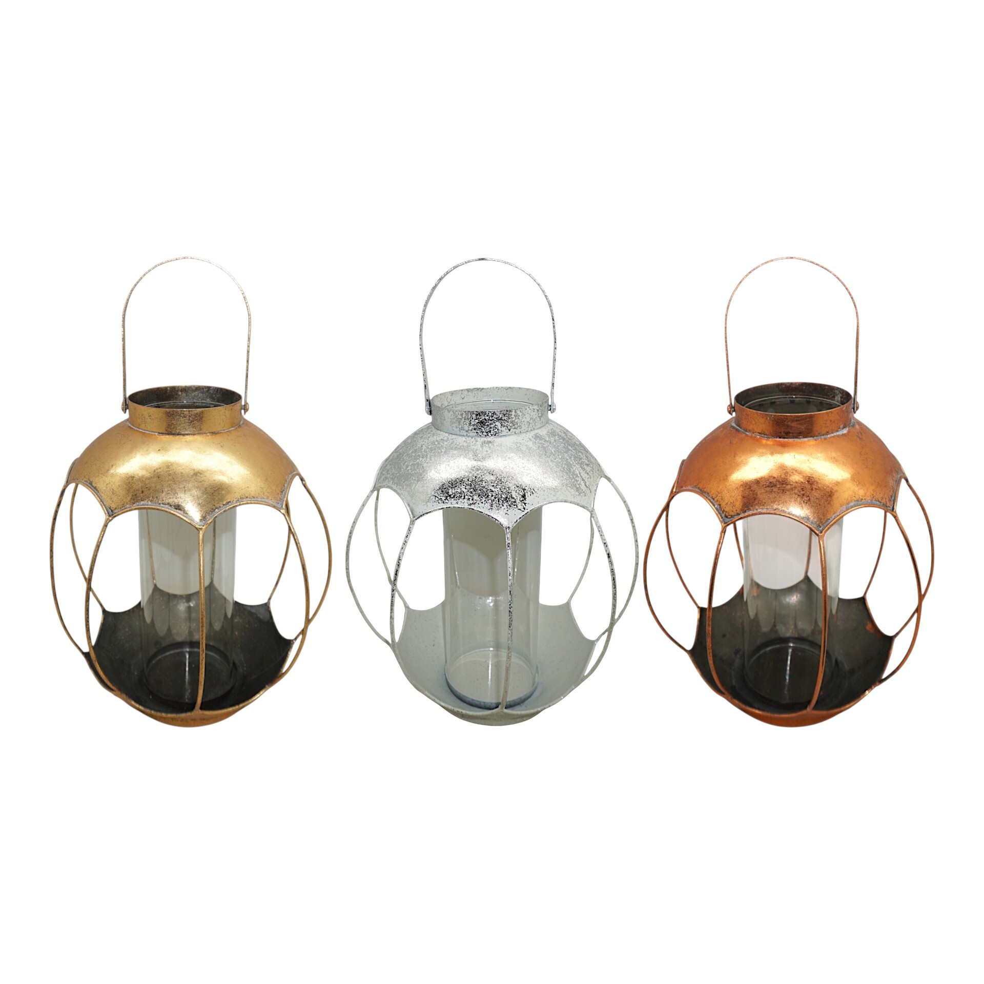 Darstellung von Ballonlaterne mittel sort. bronze/silber/gold