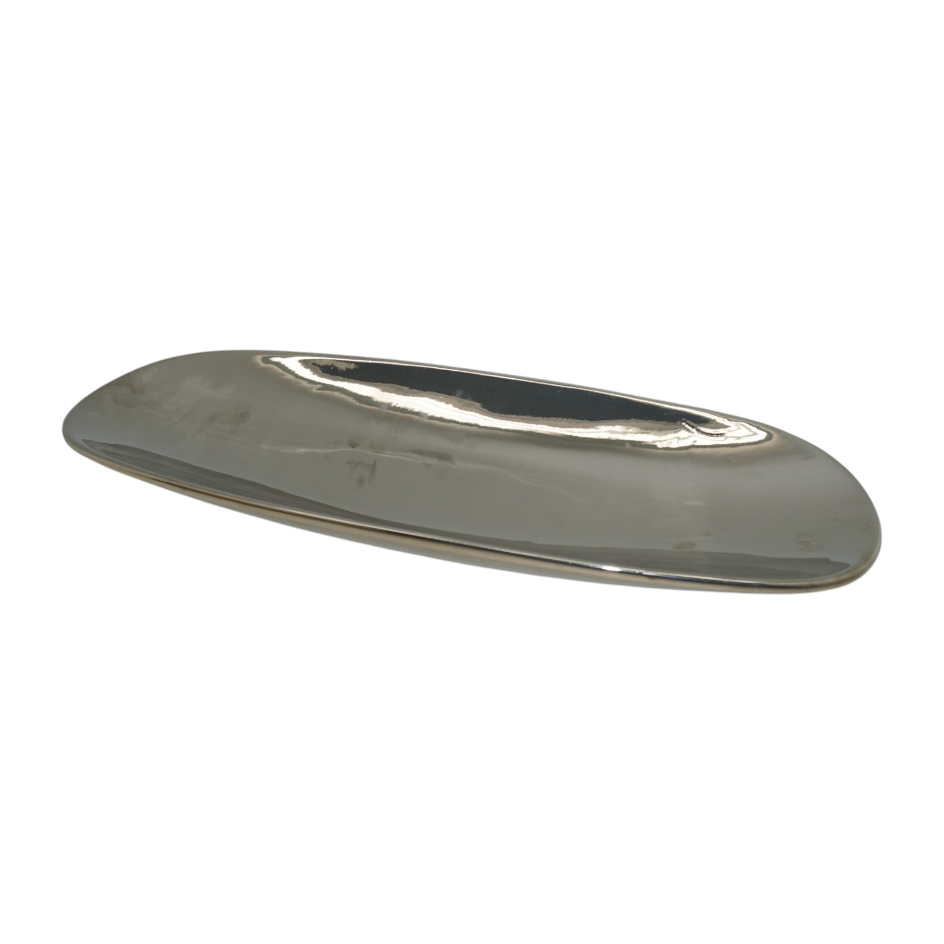 Darstellung von RP Keramikschale SILBER oval