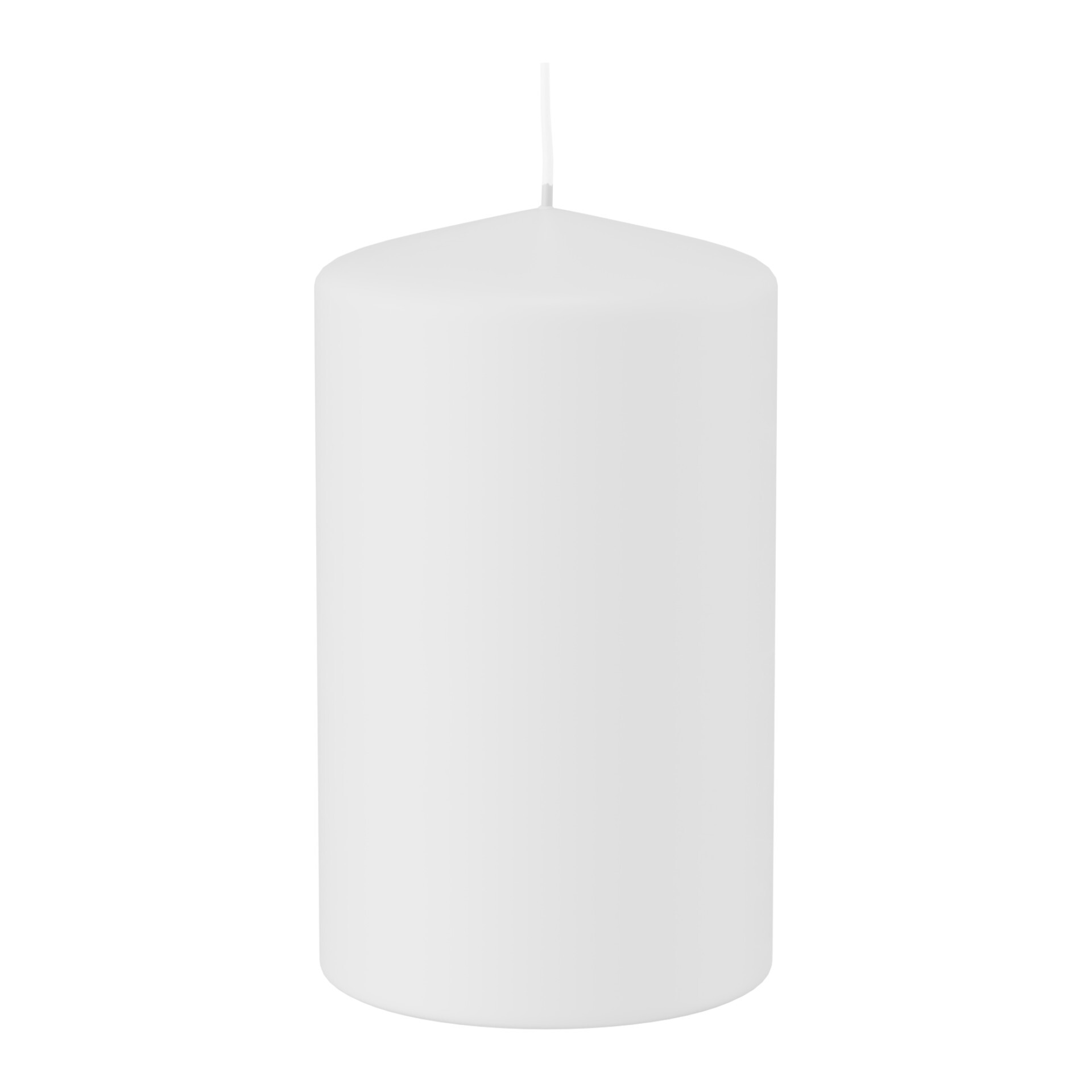 Darstellung von Stumpen Kerze 60x38 ohne CELLO WEISS