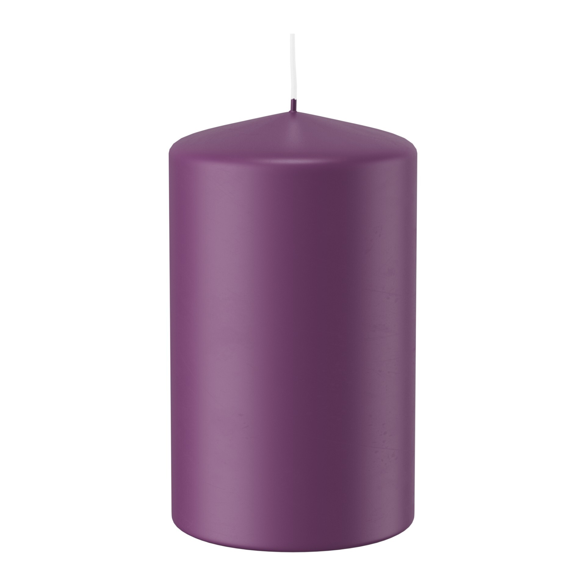 Darstellung von Stumpen Kerze 60x38 ohne CELLO BROMBEER