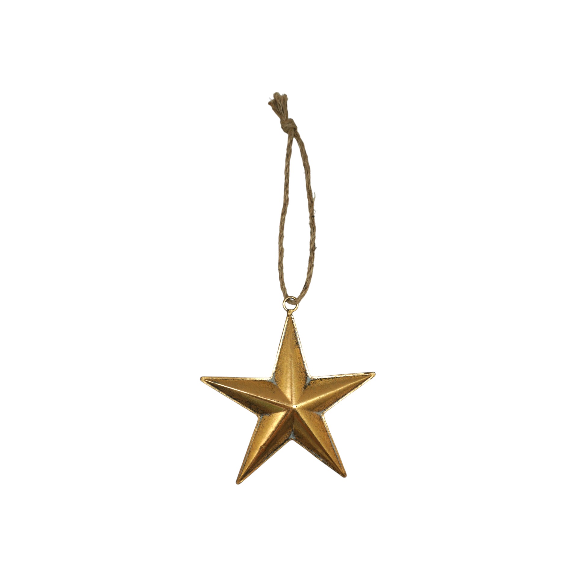 Darstellung von Metallstern gold voll klein