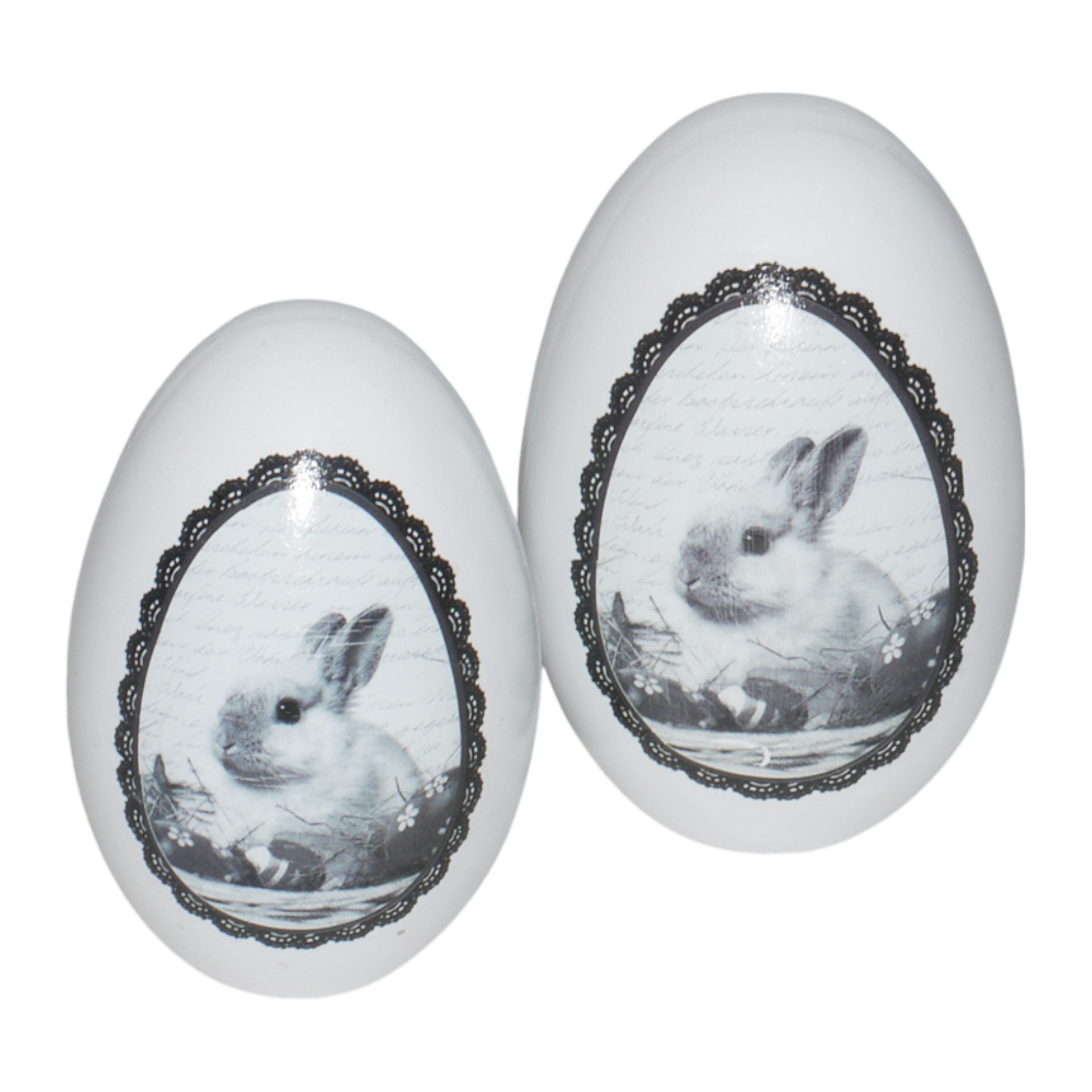 RP Polyei zum Stellen klein m. Motiv weiss Darstellung von RP Polyei zum Stellen klein m. Motiv weiss