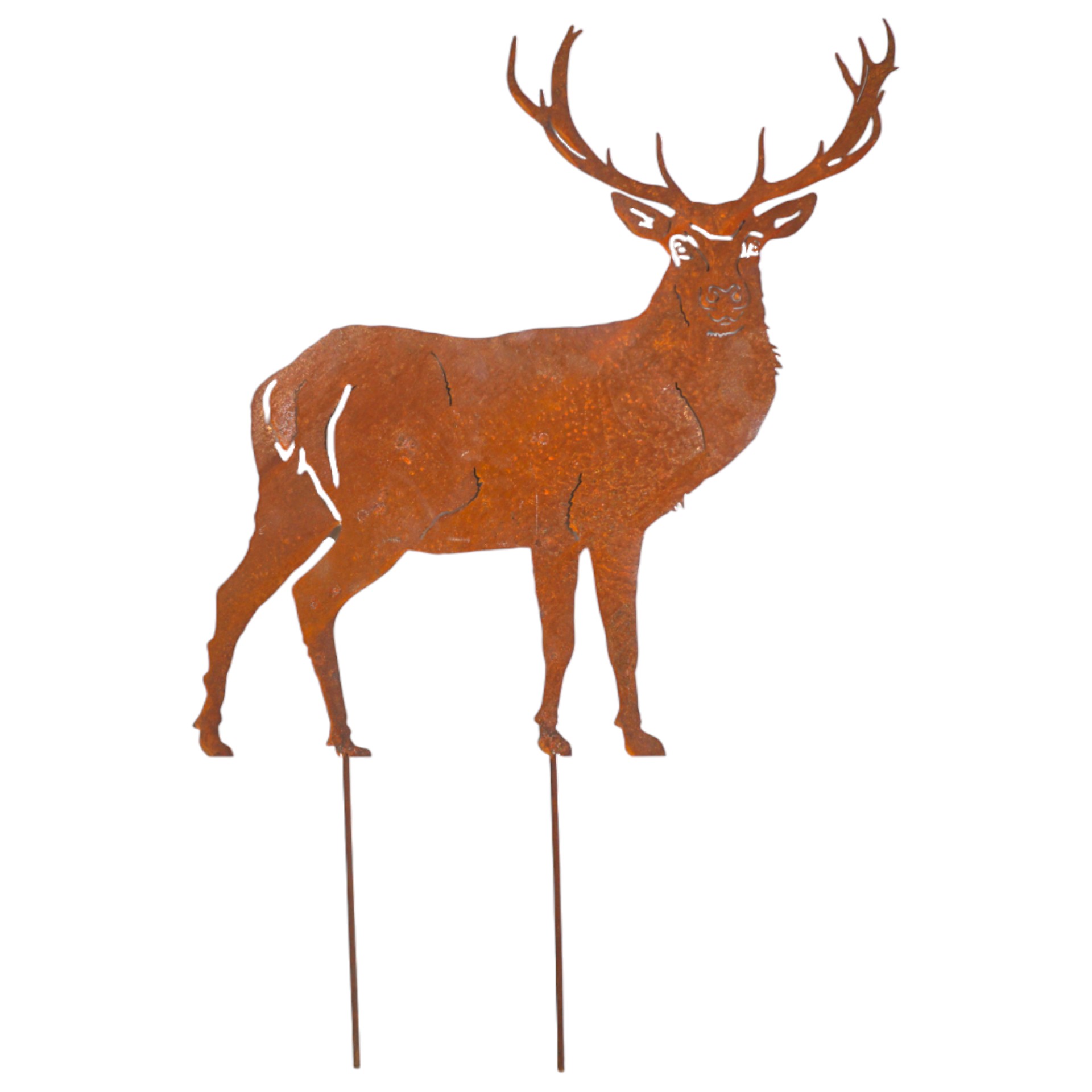 Hirsch riesig zum Stecken, 2 Stäbe Darstellung von Hirsch riesig zum Stecken, 2 Stäbe