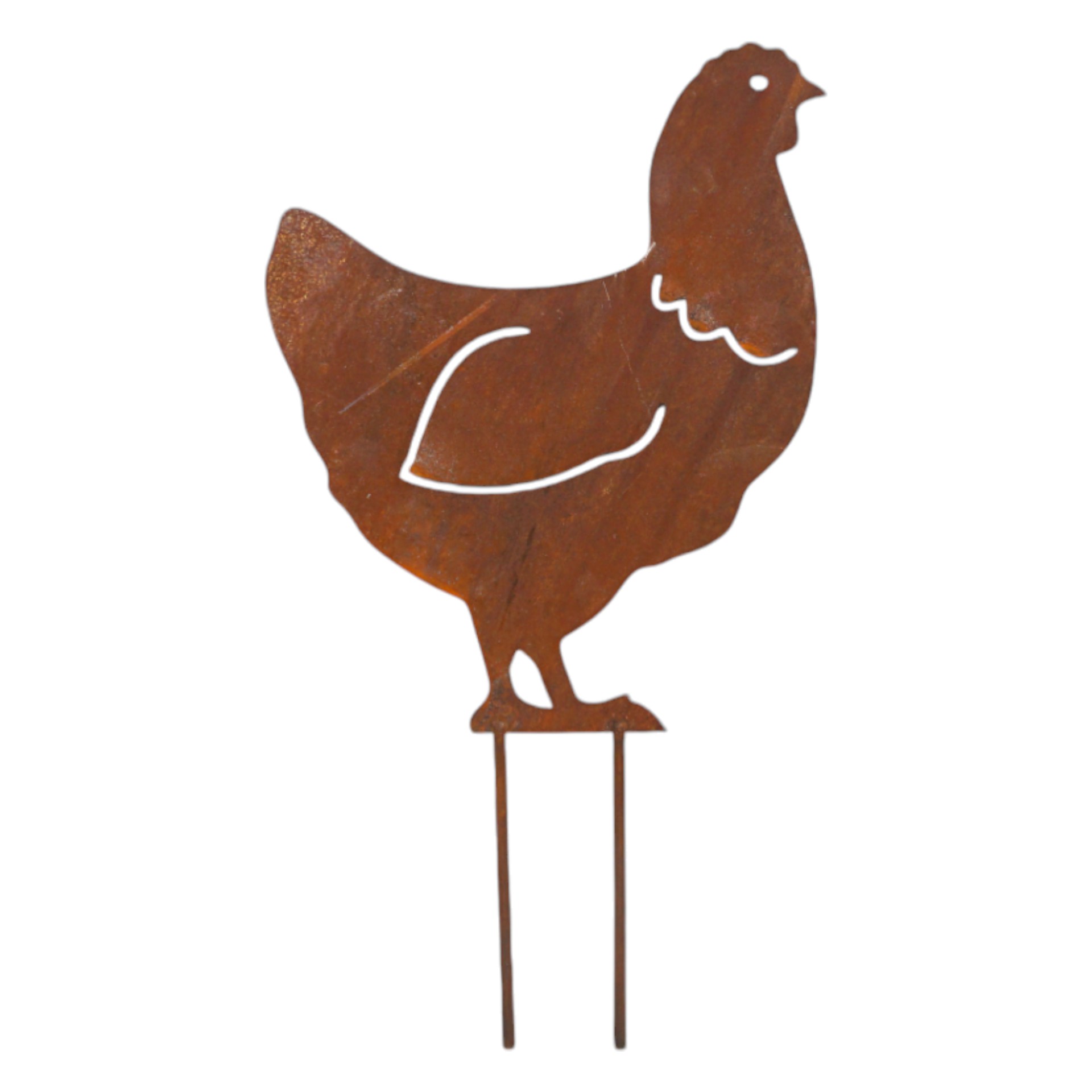 Henne gross zum Stecken, 2 Stäbe Darstellung von Henne gross zum Stecken, 2 Stäbe