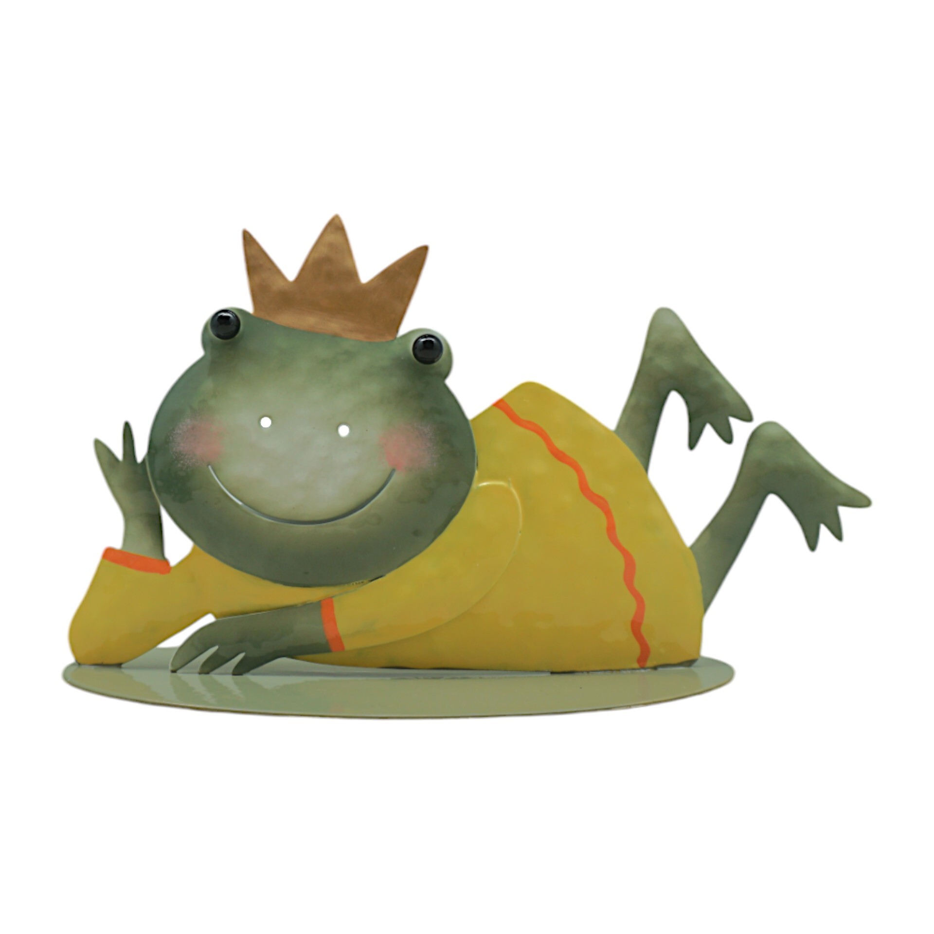 Darstellung von Froschkönig liegend m. Platte gross