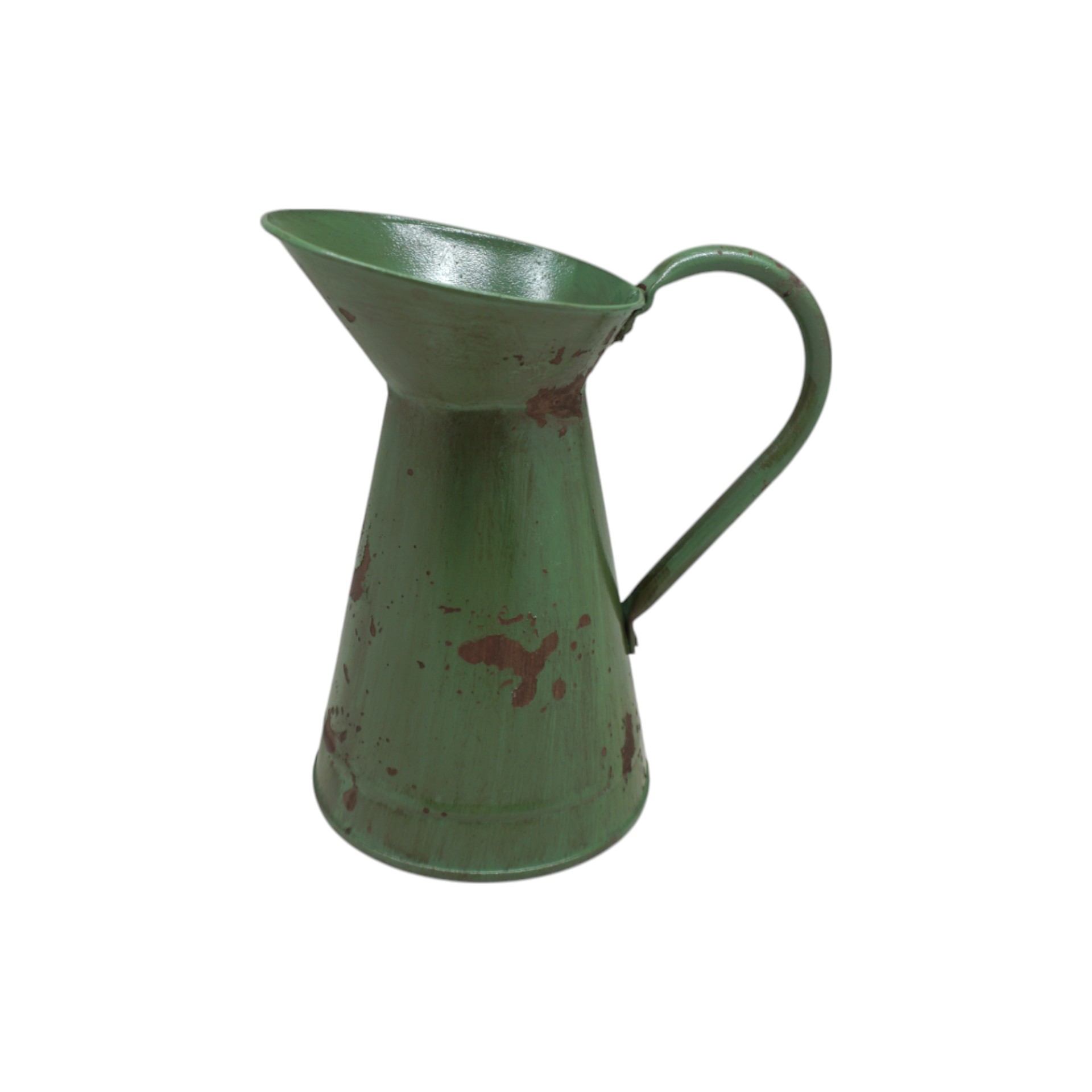 Darstellung von Kanne 1,1L verzinkt antikgrün klein